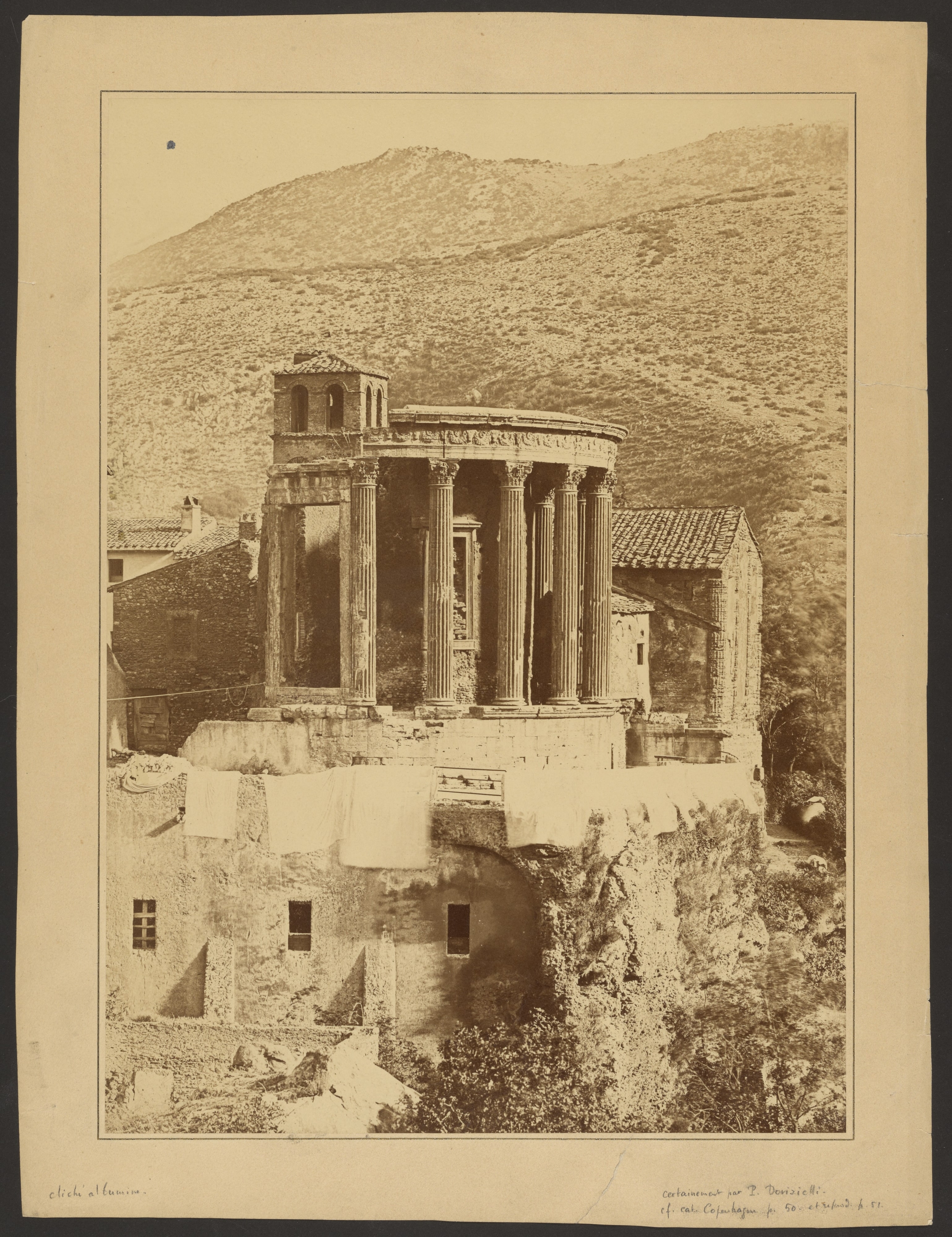 [Ruins of a circular temple, Italy]