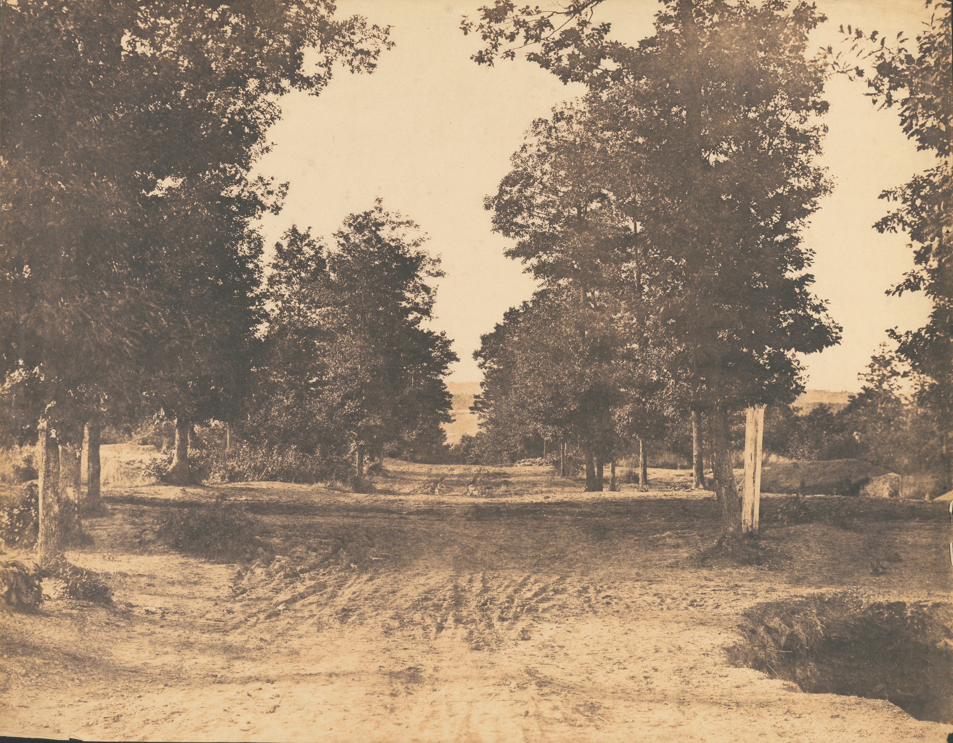 [Sèvres et Les Environs. Changes et Bois and et à Montour de Lèvres. Chemin descendent des Bruyèsus à Gallardon.