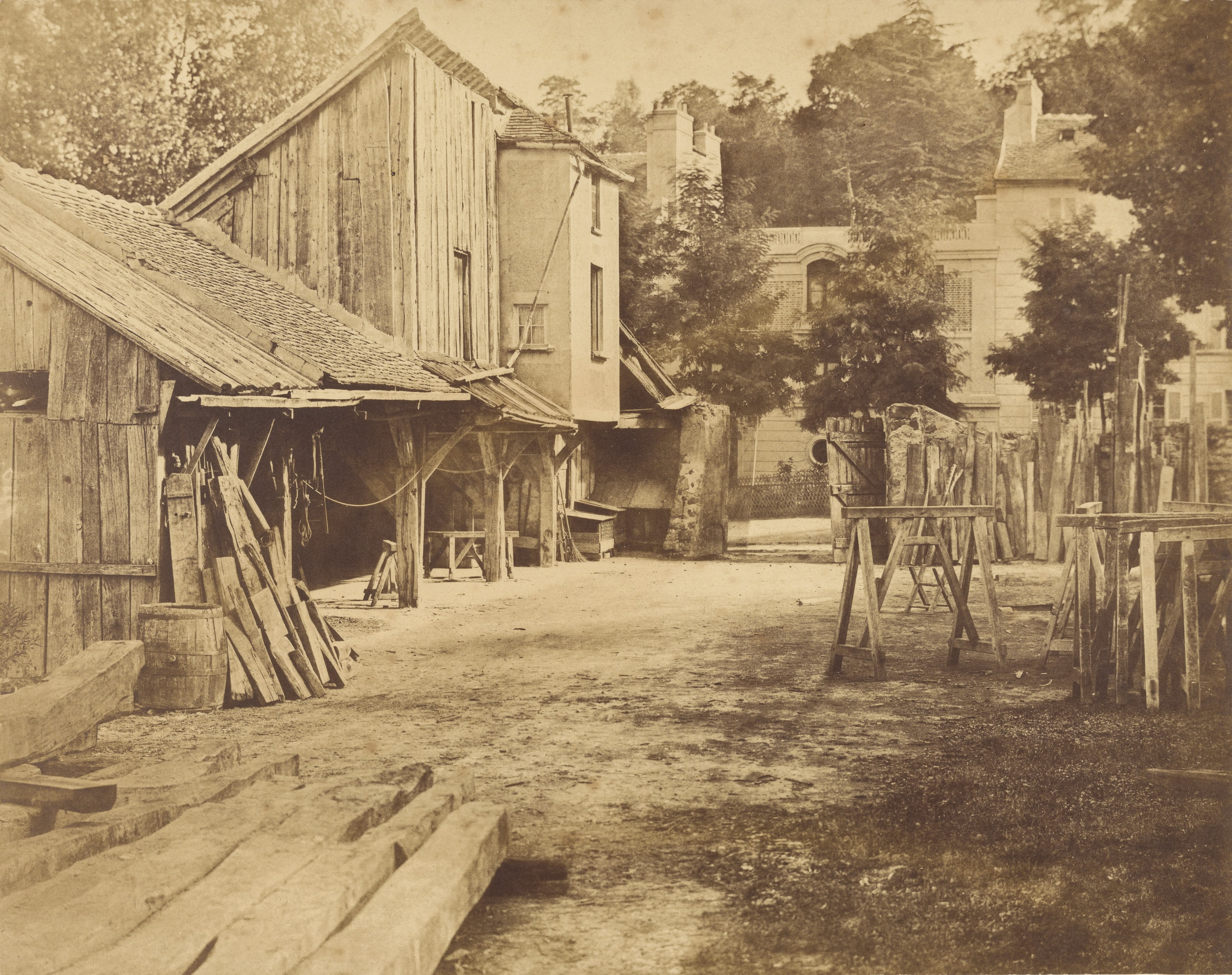 [Sèvres et Les Environs - Manufacture - Cours et Logement du Charpentier.