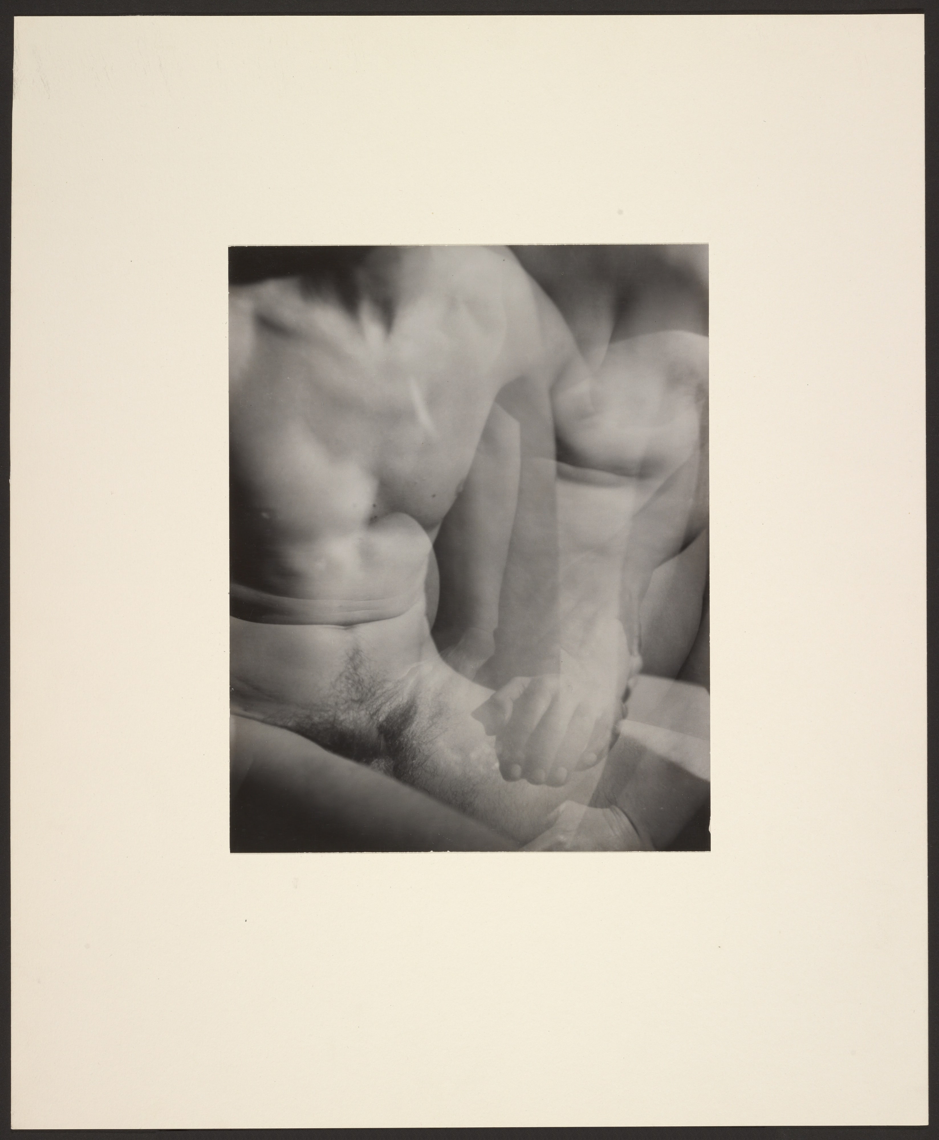 [Multiple Exposures of a Male Nude]