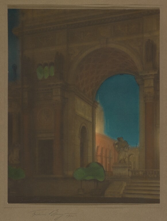 [Exterior Archway of The Panama-Pacific Exposition, Palace of Fine Arts, San Francisco, California]