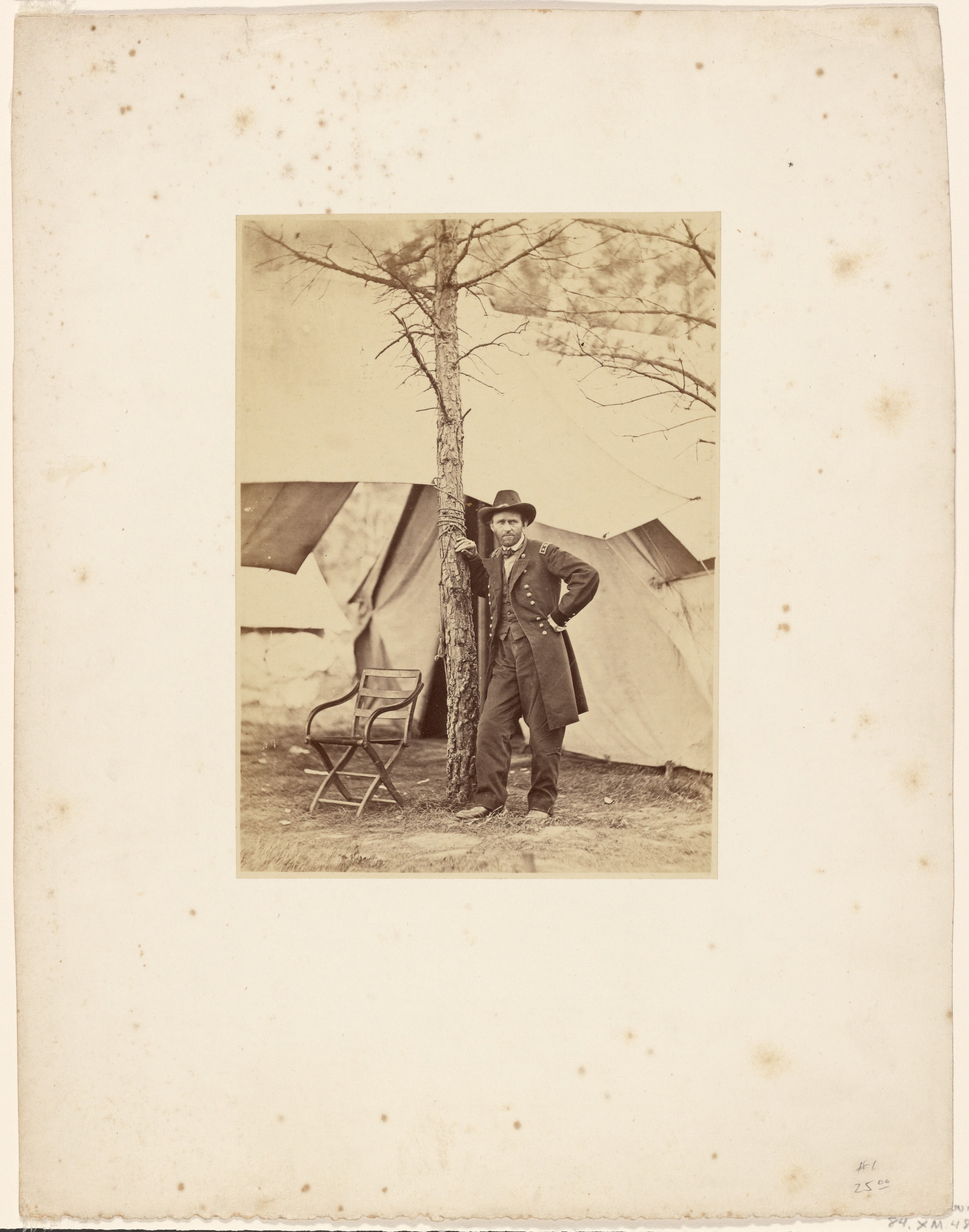[Lieut. Gen. Grant at his Cold Harbor Headquarters]