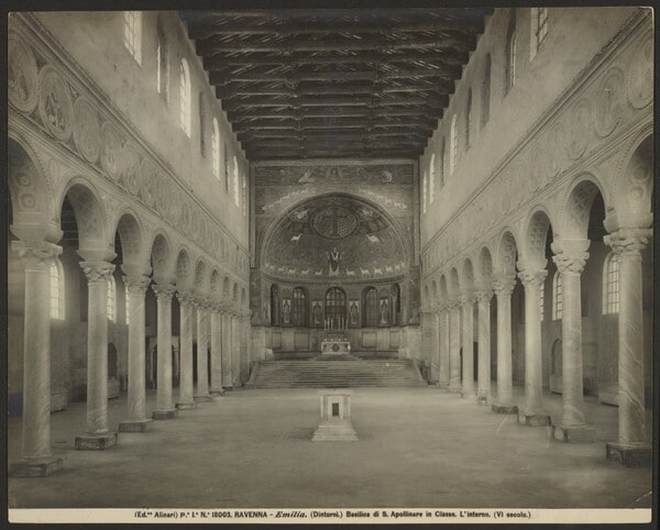 Interior, Basilica of San Apollinare in Classe, Ravenna