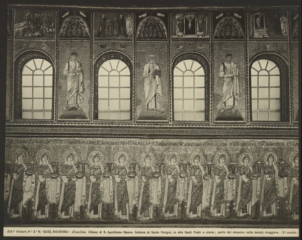 Mosaic of the Holy Virgins, Church of St. Apollinare Nuovo, Ravenna
