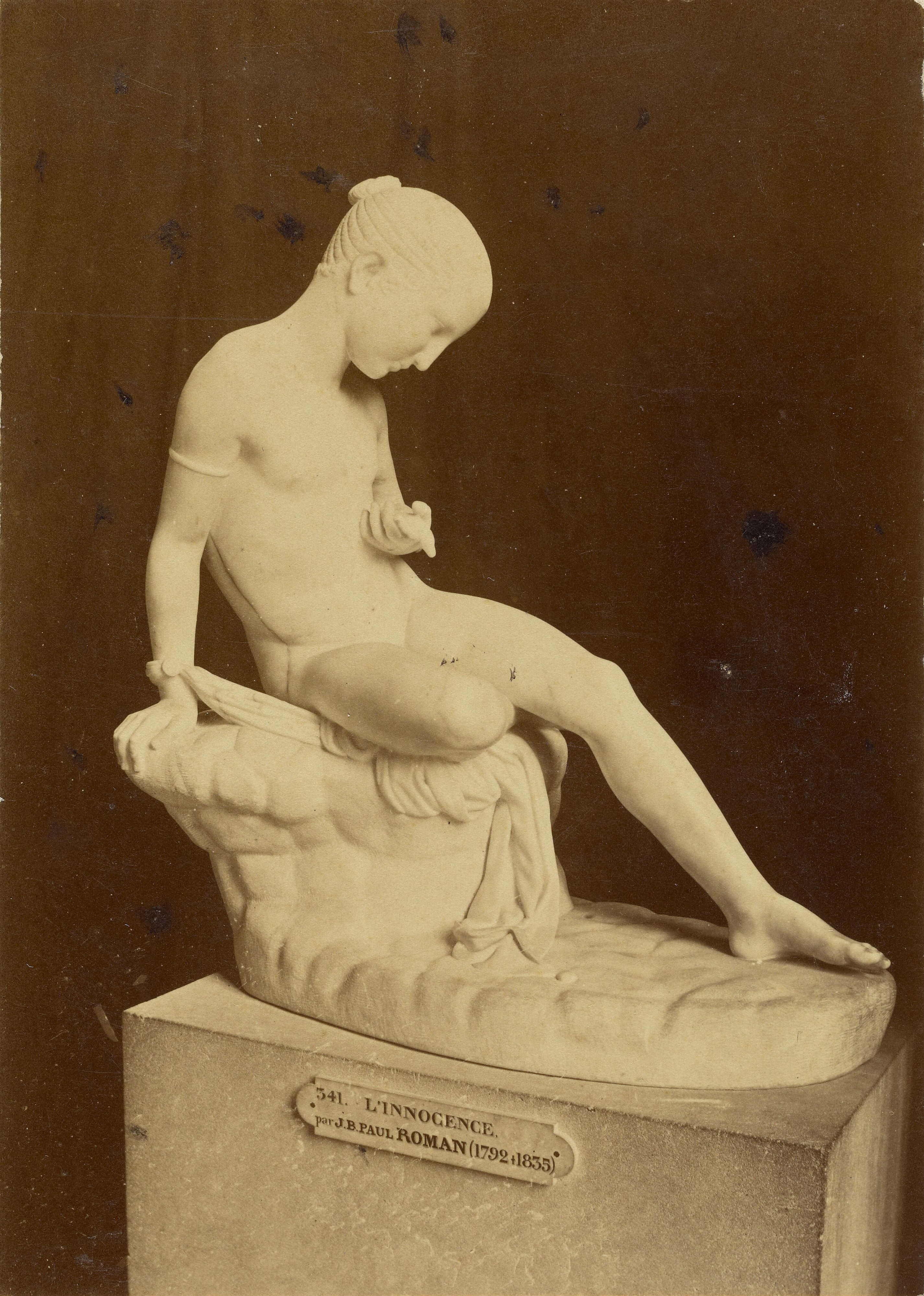 [L'Innocence by J.B.P. Roman, at the Louvre]