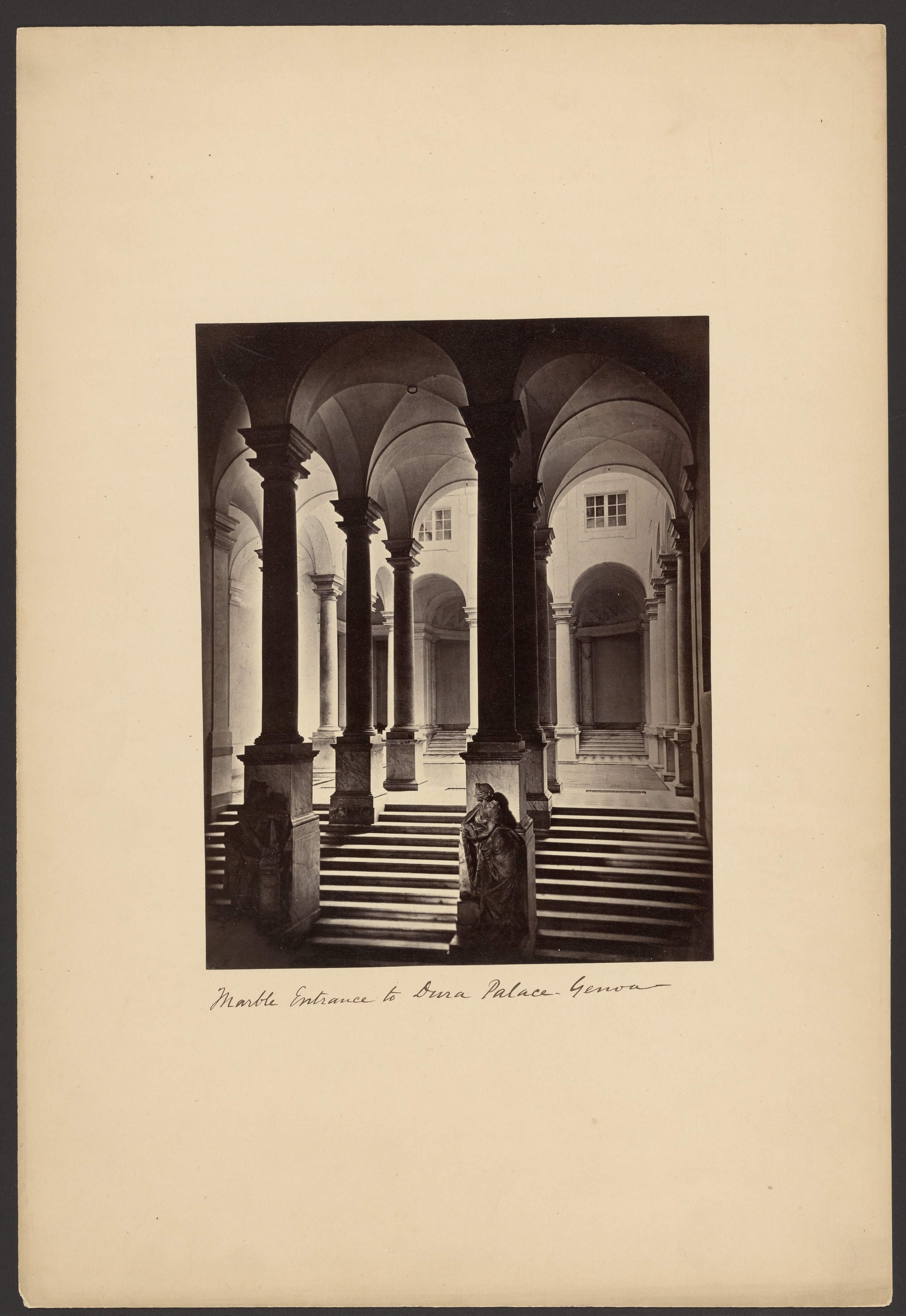 Marble Entrance to the Dura Palace, Genoa