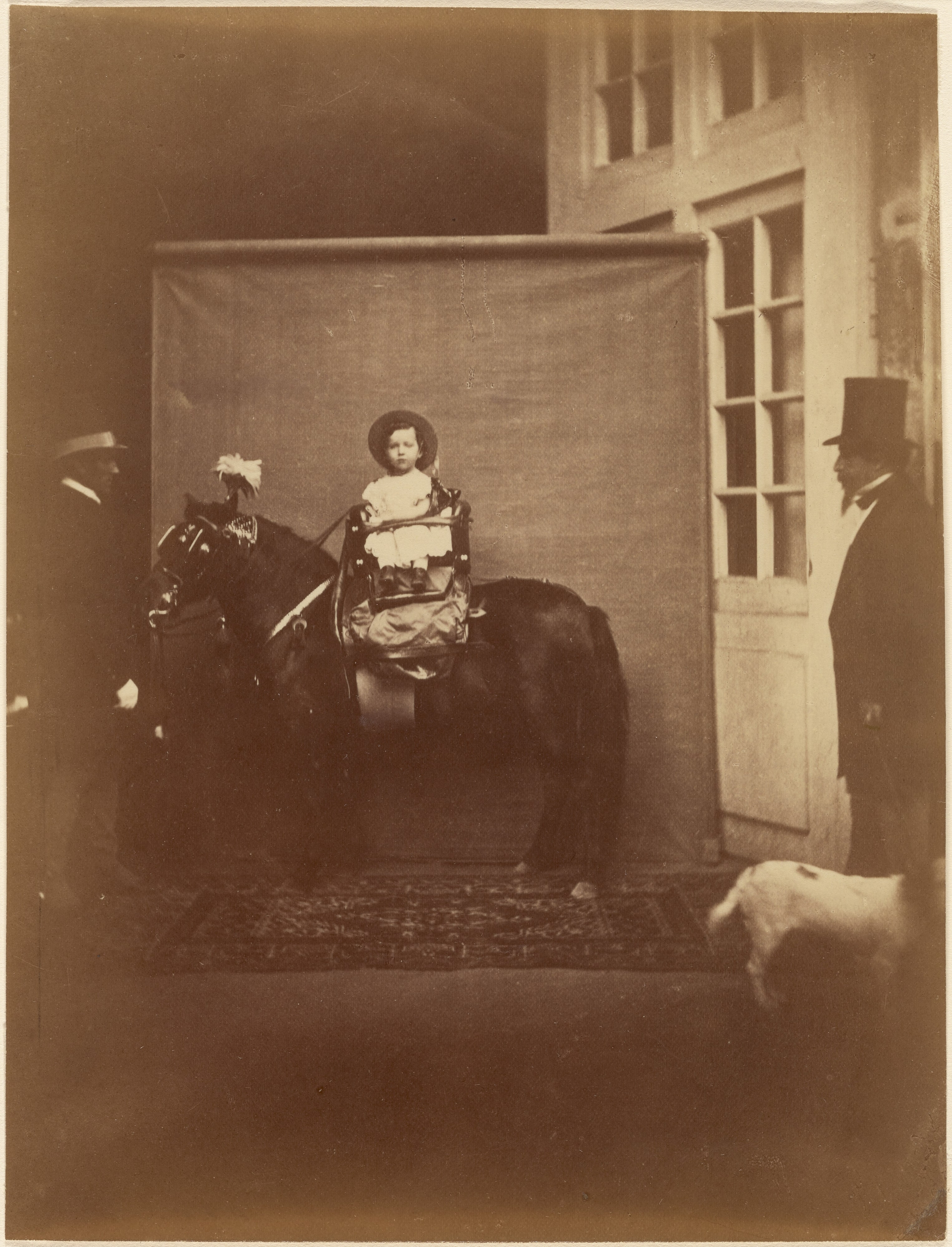 [Napoleon III and the Prince Imperial]
