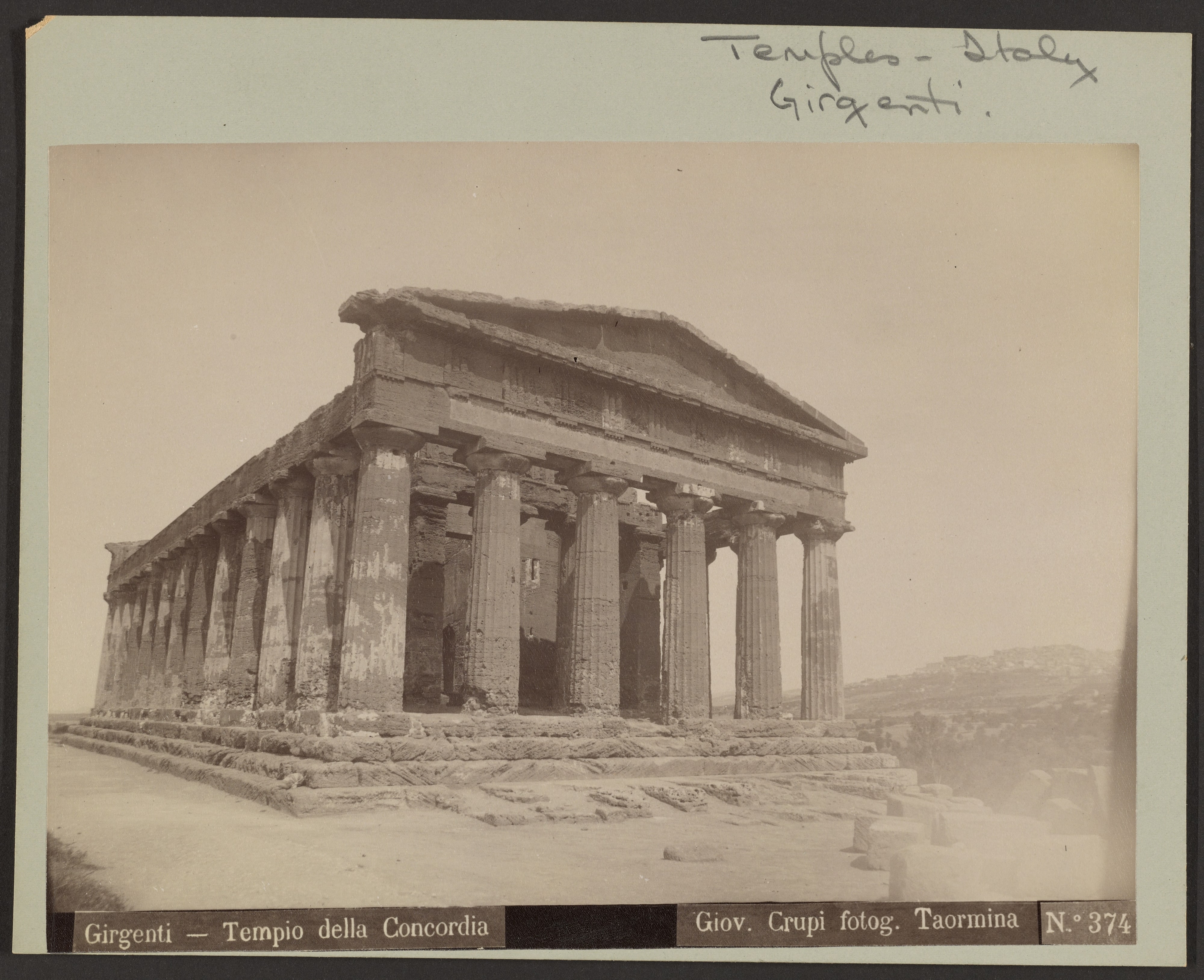 Girgenti - Tempio della Concordia