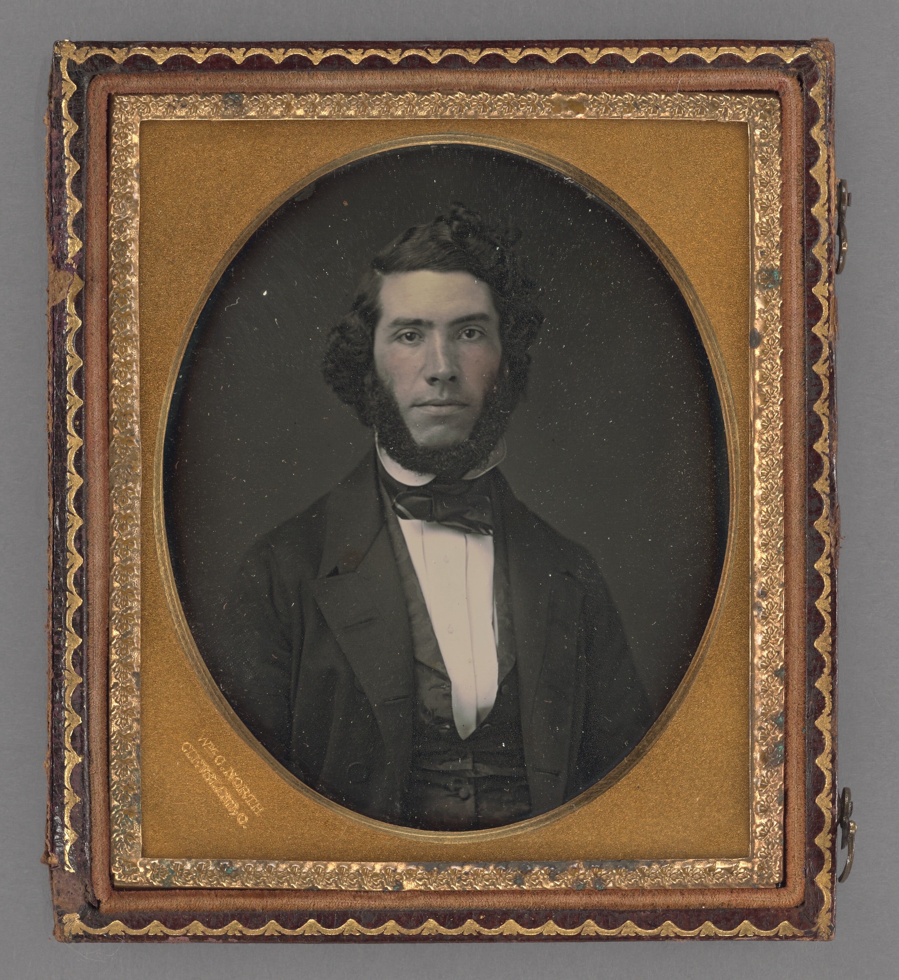 [Portrait of a young man with thick chin beard]