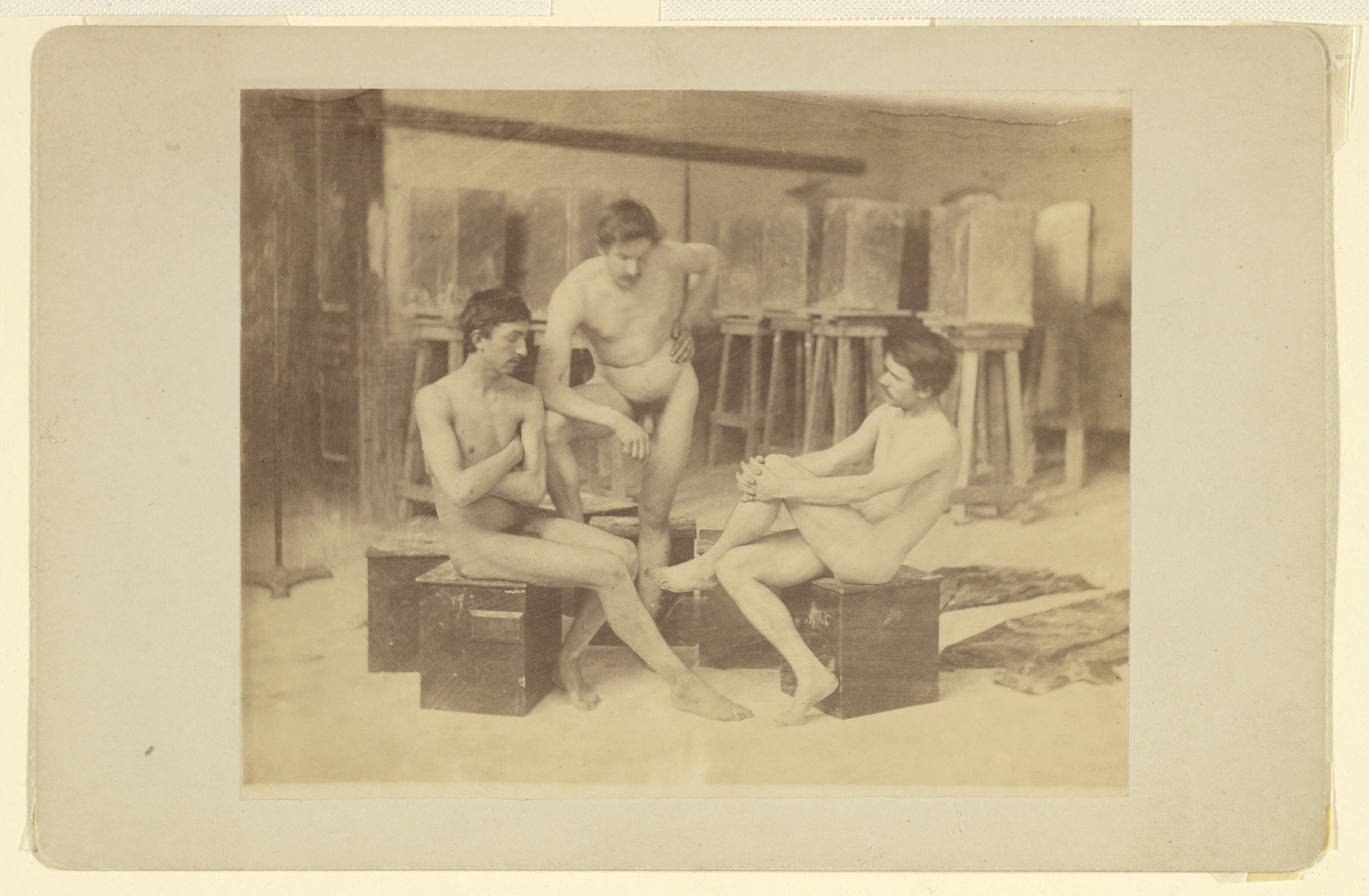 [Three Male Nudes]