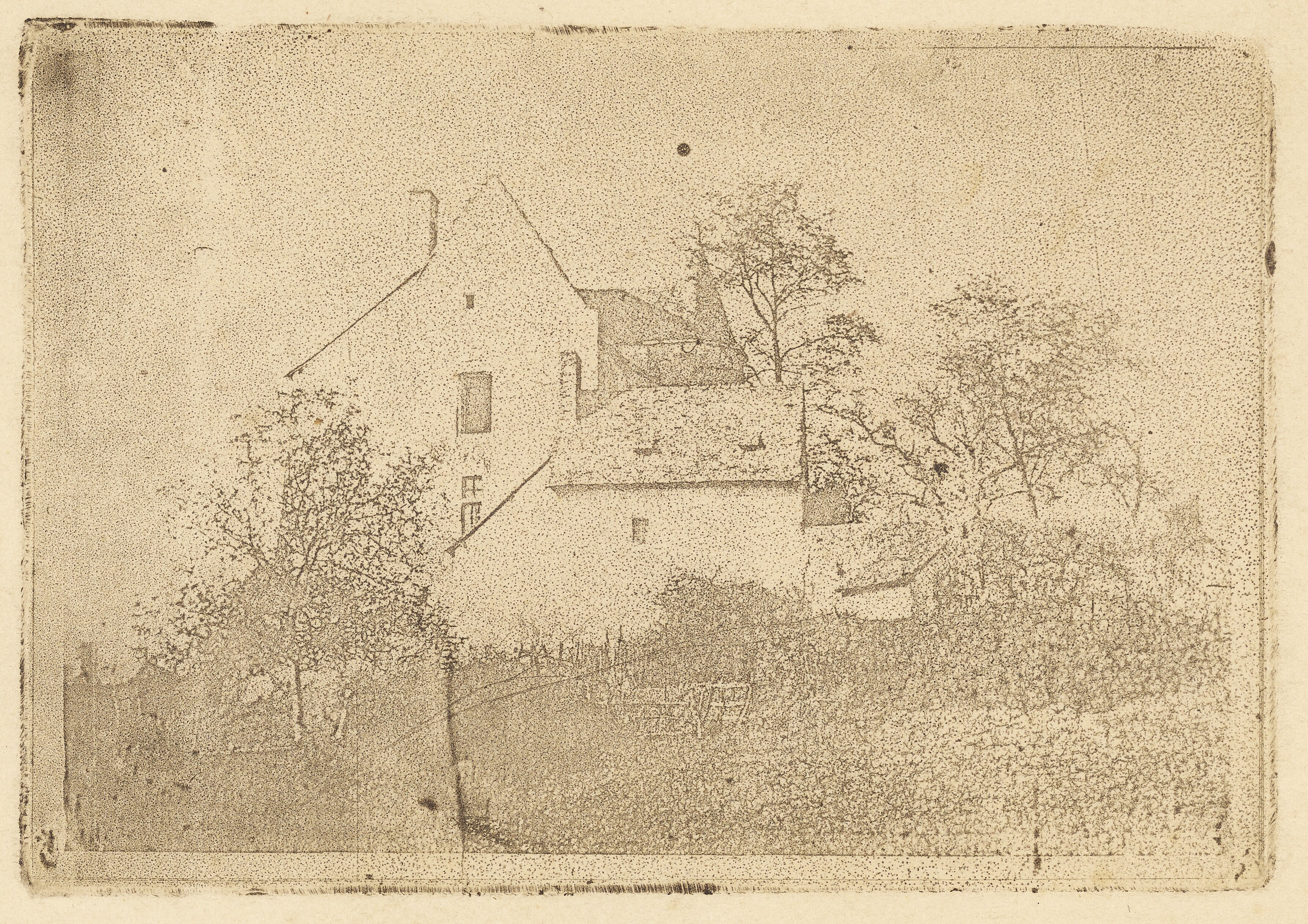 View of a House and Garden