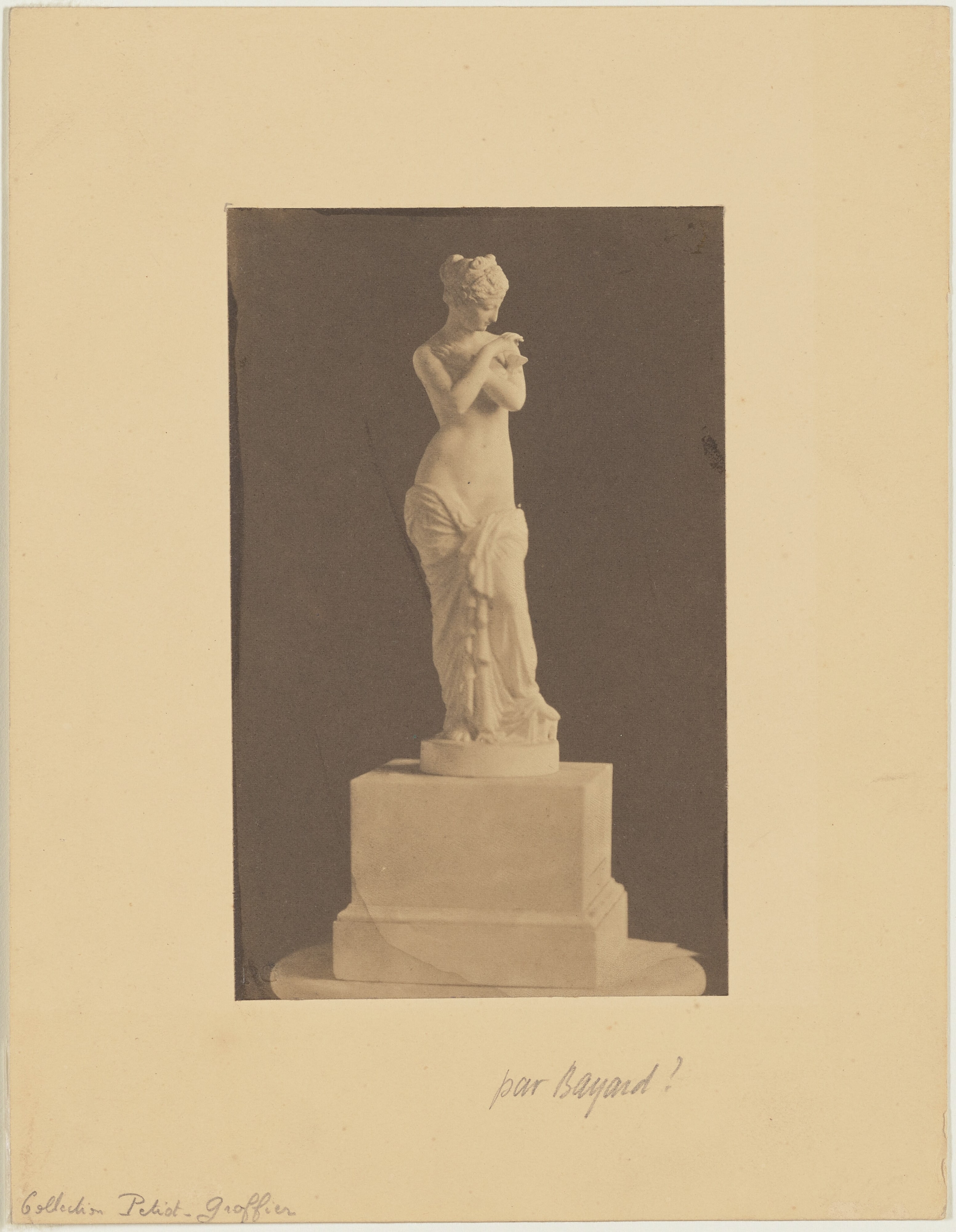 [Statue of a Semi-nude Standing Woman]