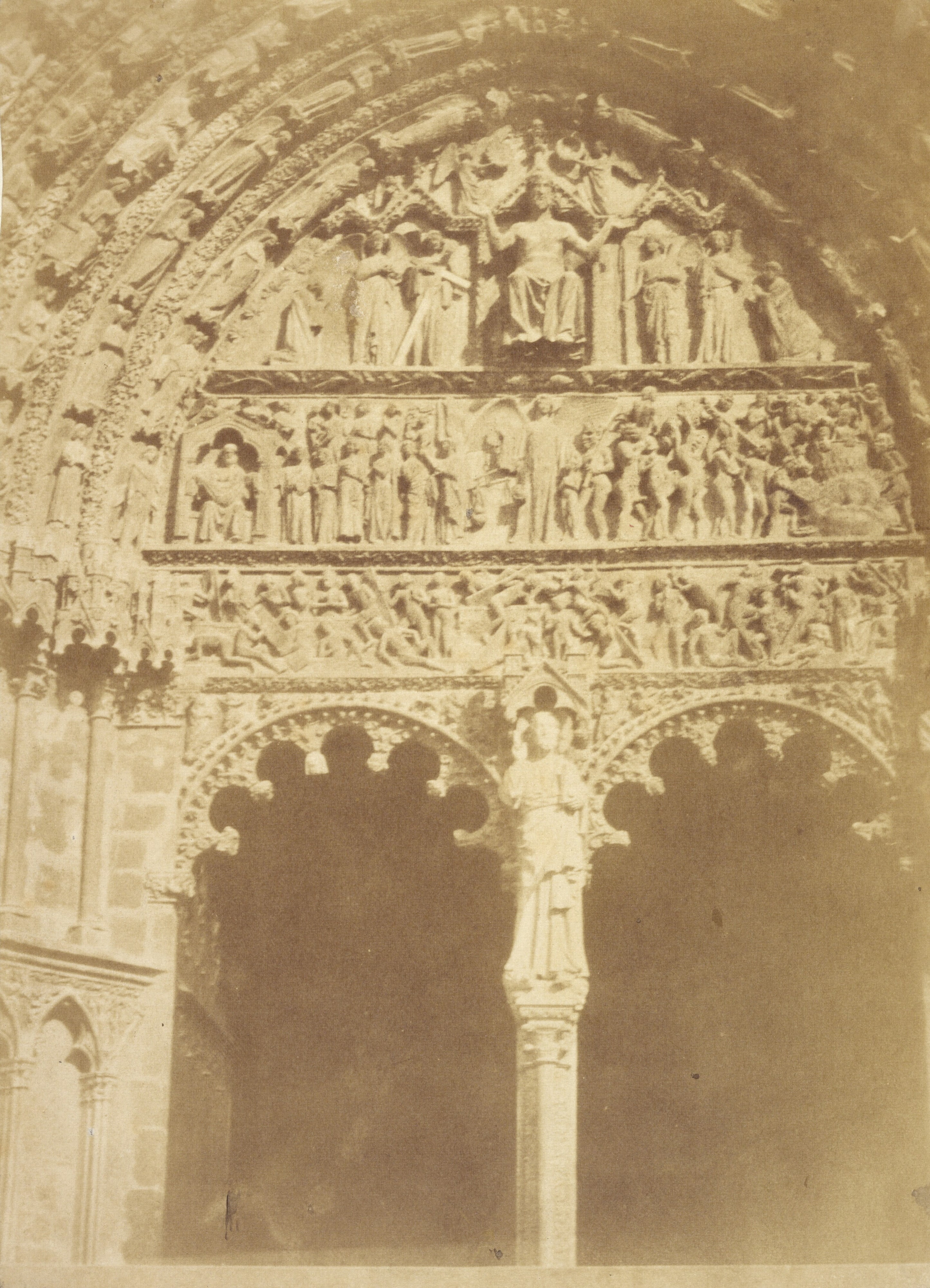 [The tympanum of Bourges Cathedral]