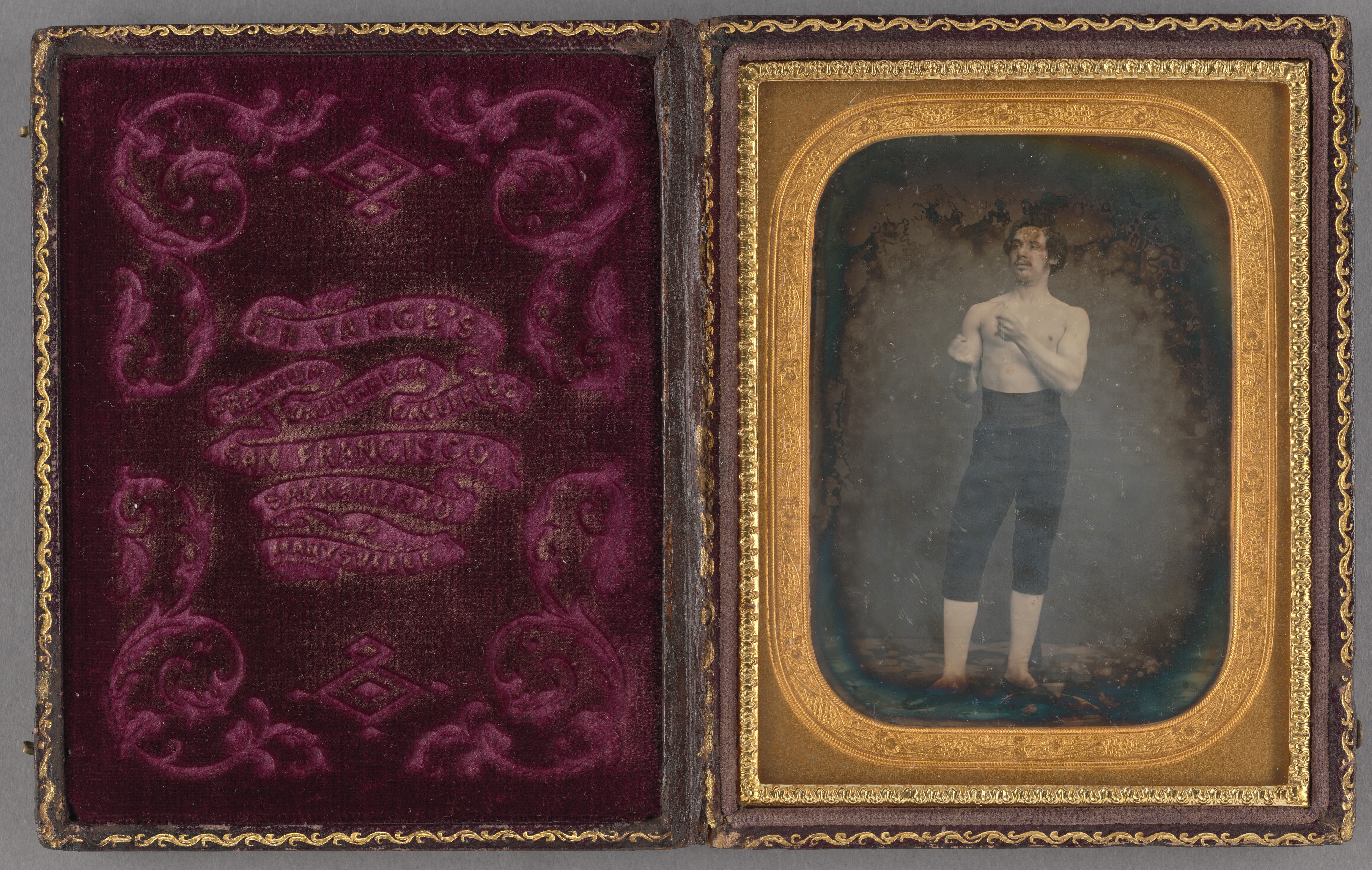 [Portrait of a boxer]