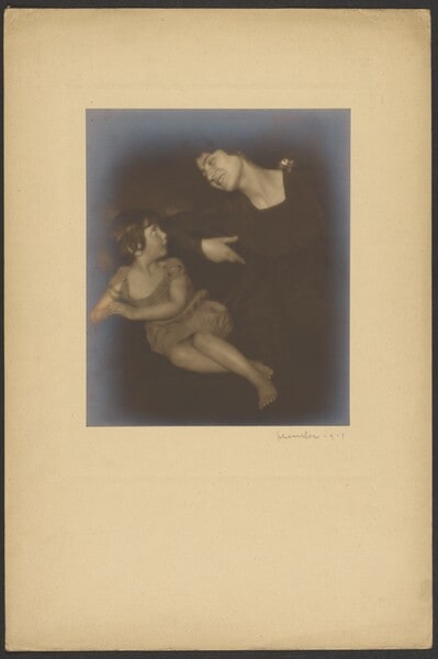 [Woman and child]