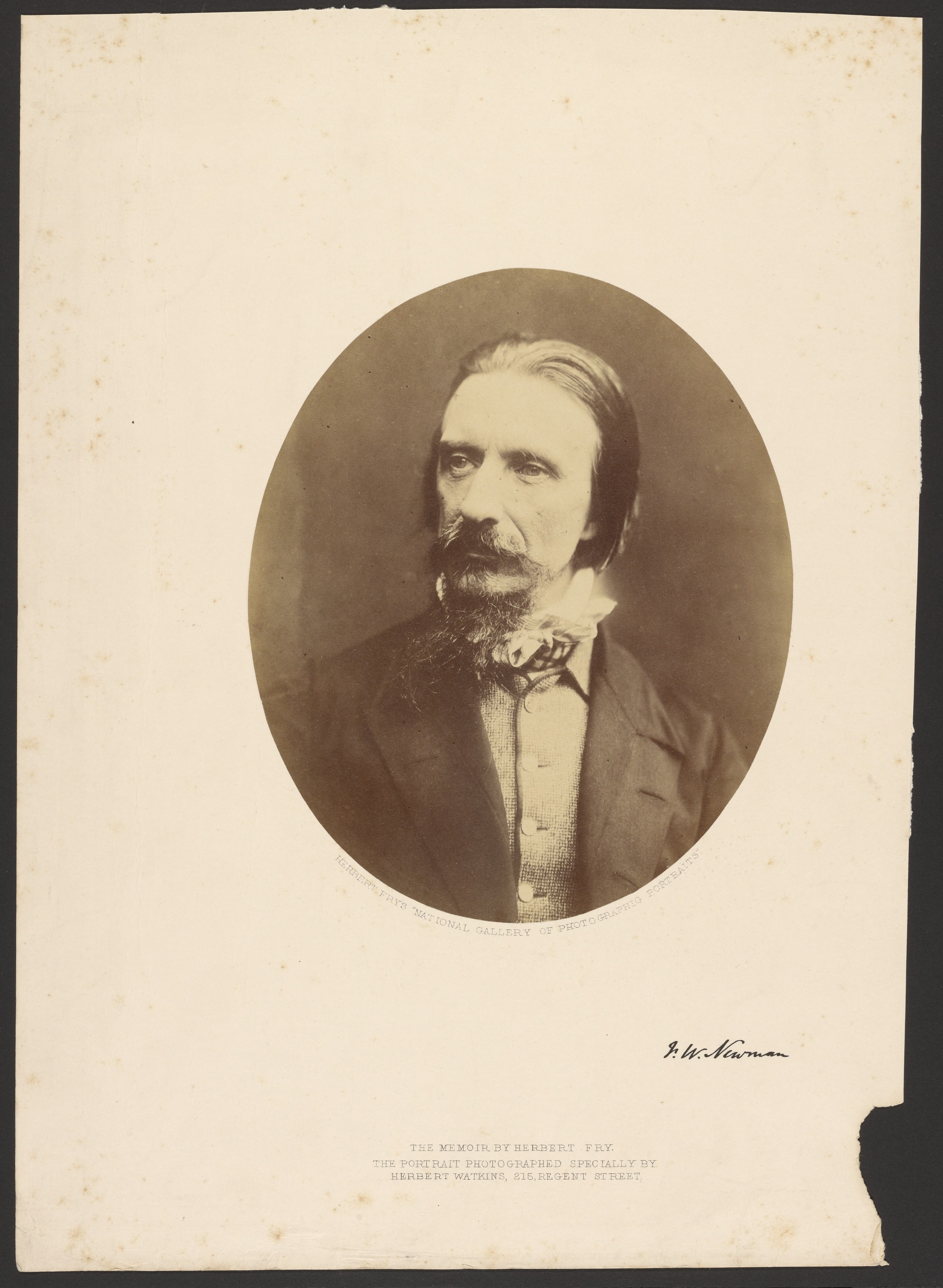 [Professor Francis William Newman]