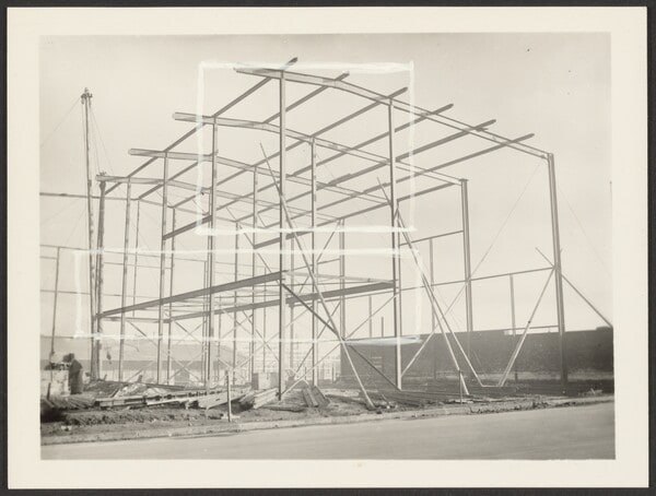 [Steel Skeleton at Building Site]