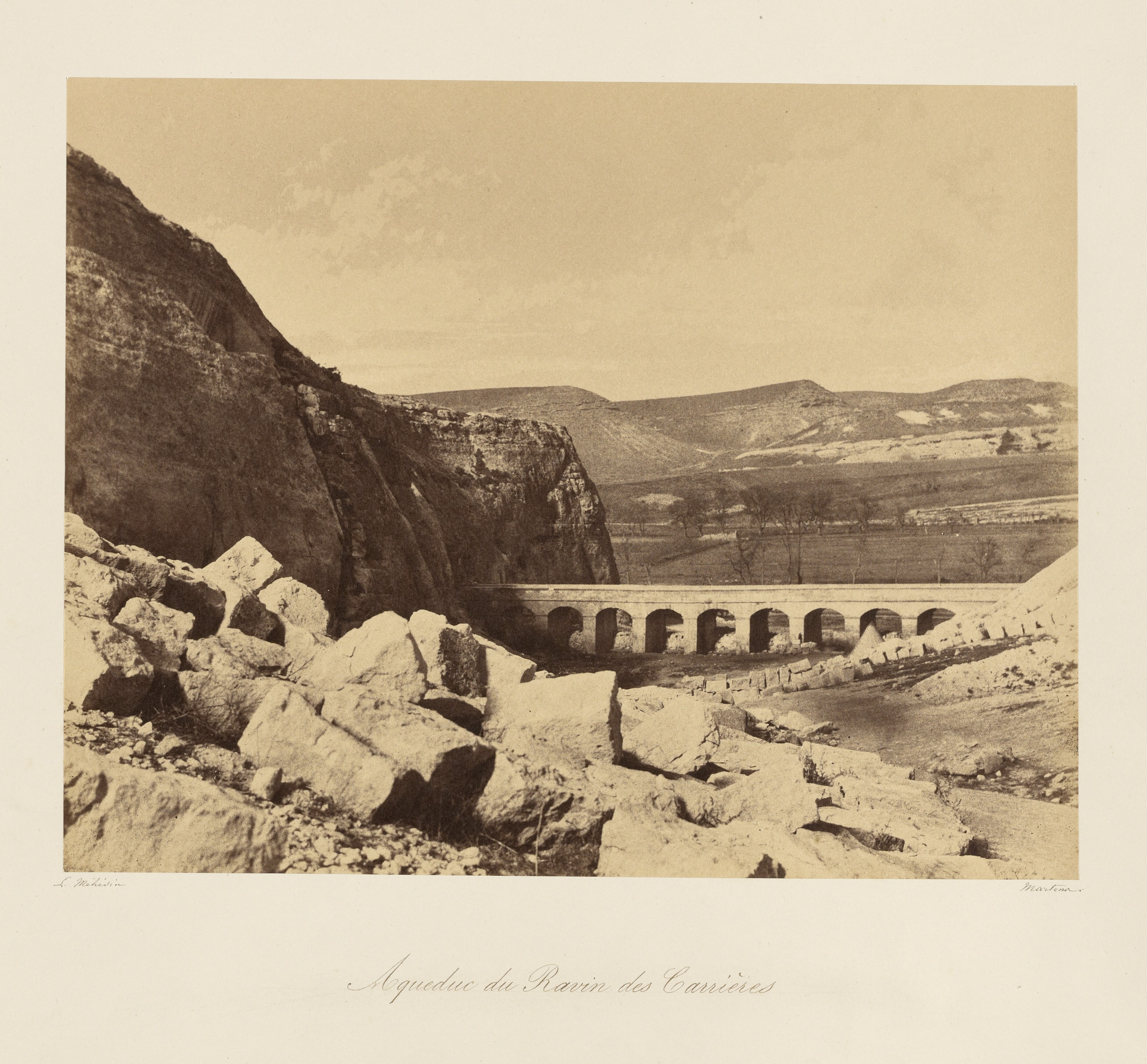 Aqueduct of the Careenage Ravine (Aqueduc du Ravin des Carrienes)