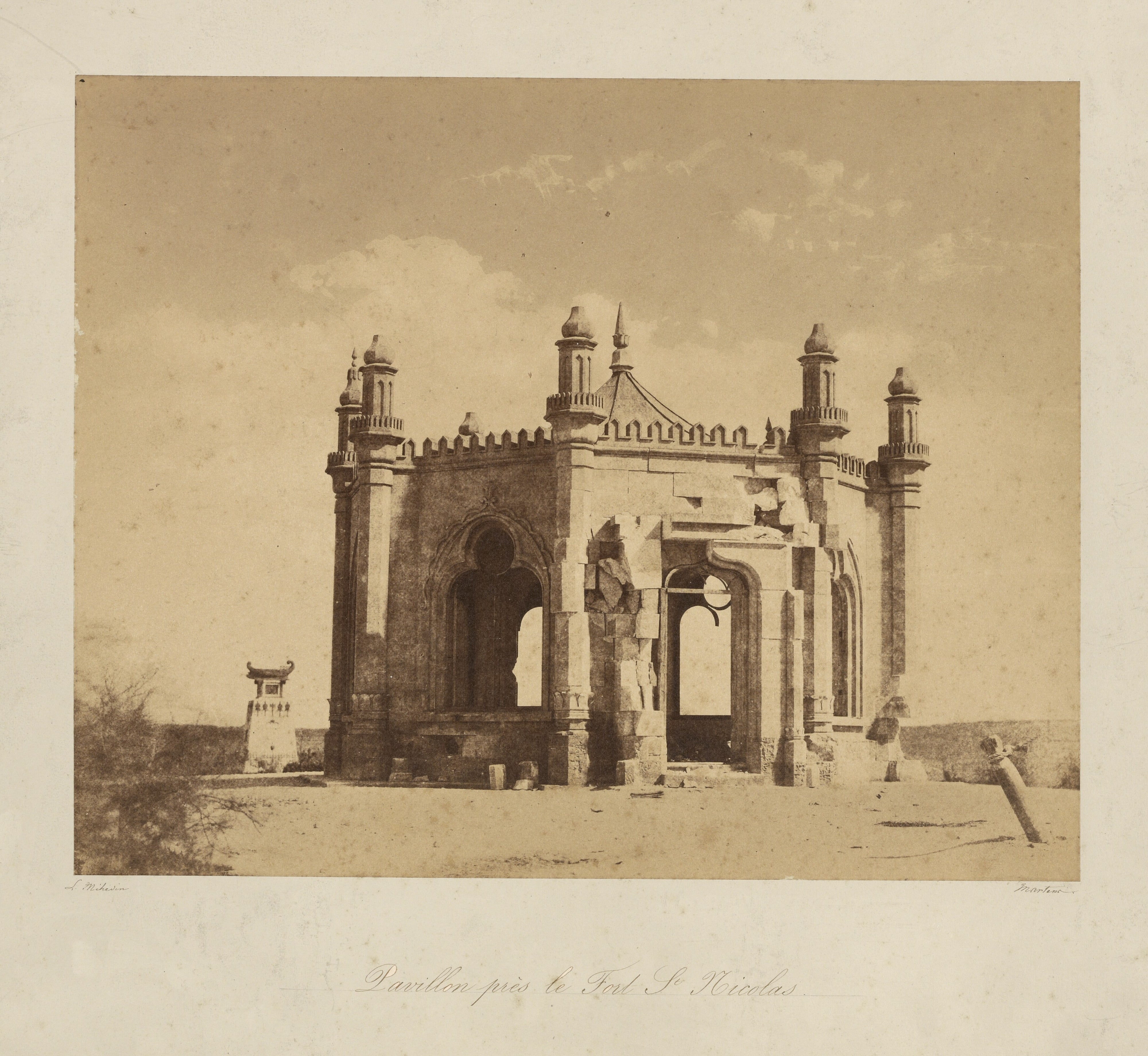 Pavilion near Fort St. Nicholas (Pavillion pres le Fort St. Nicolas)