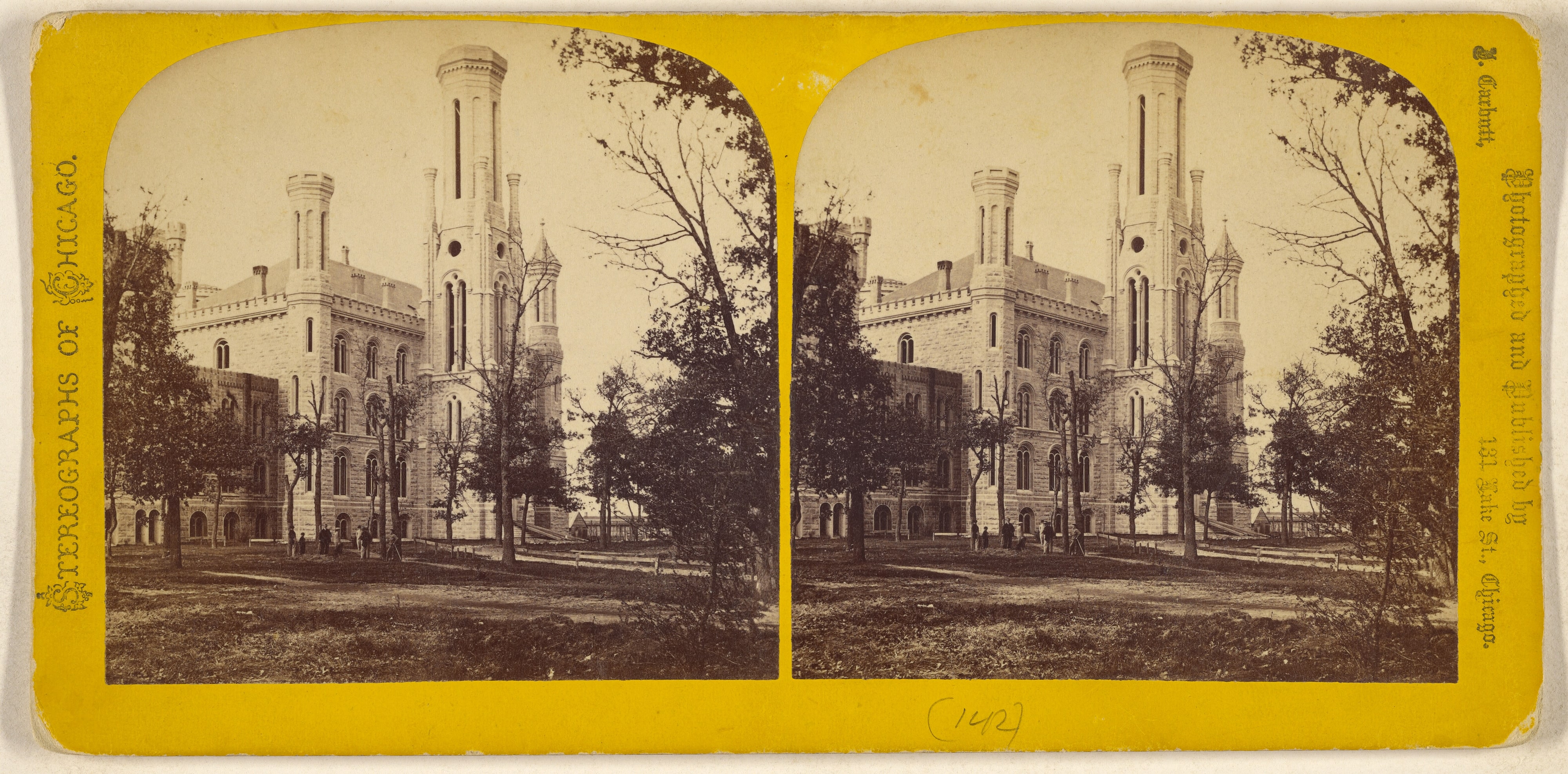 [Chicago University, Cottage Grove, opened 1859, demolished 1886]