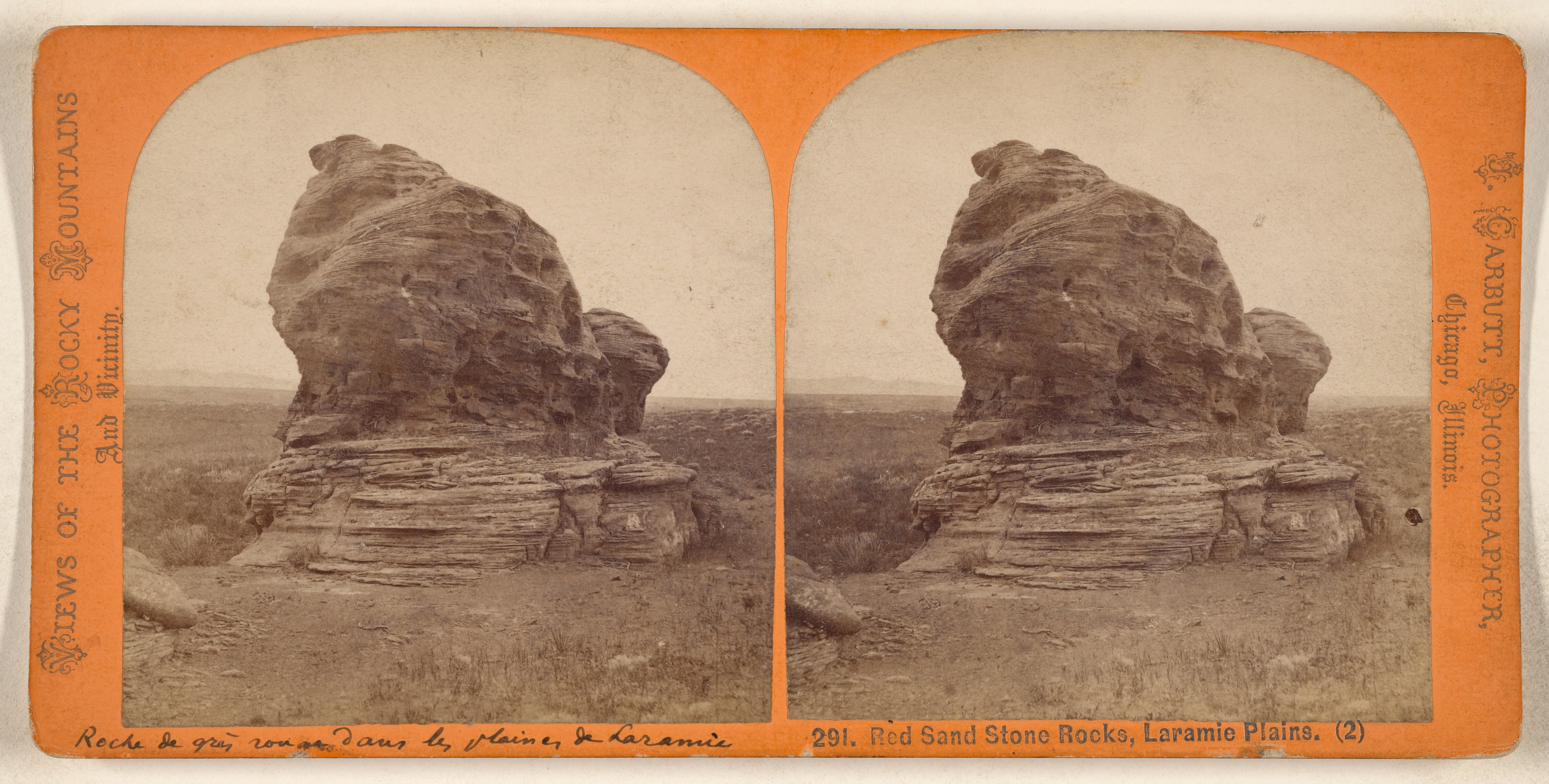 Red Sand Stone Rocks, Laramie Plains.