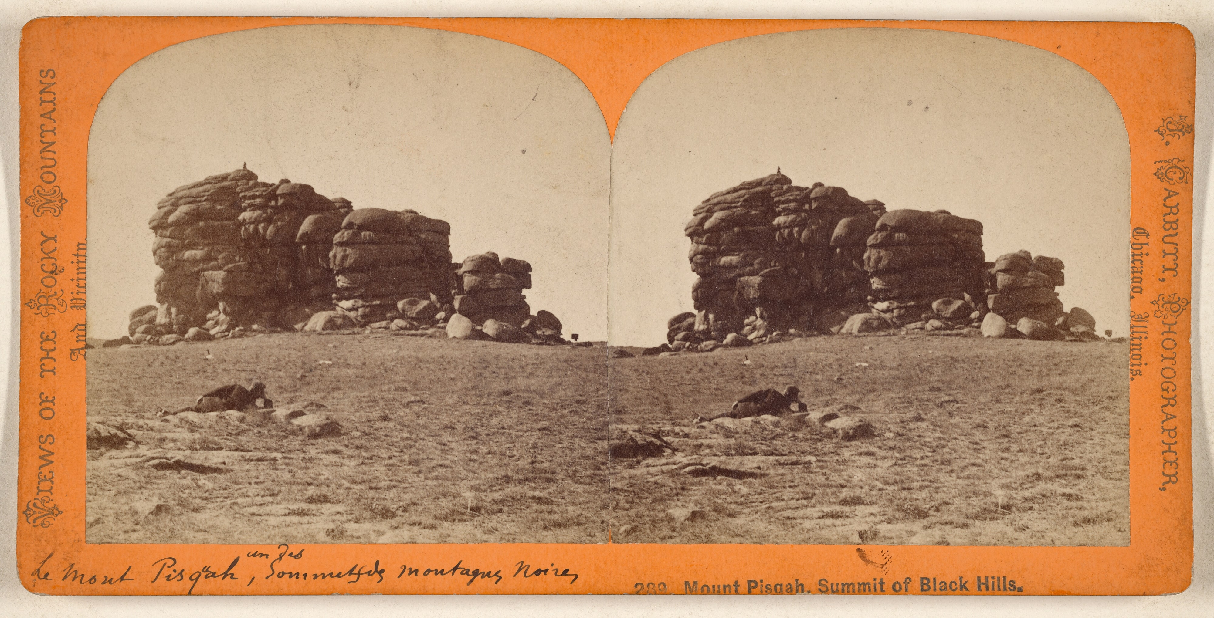 Mount Pisgah, Summit of Black Hills.