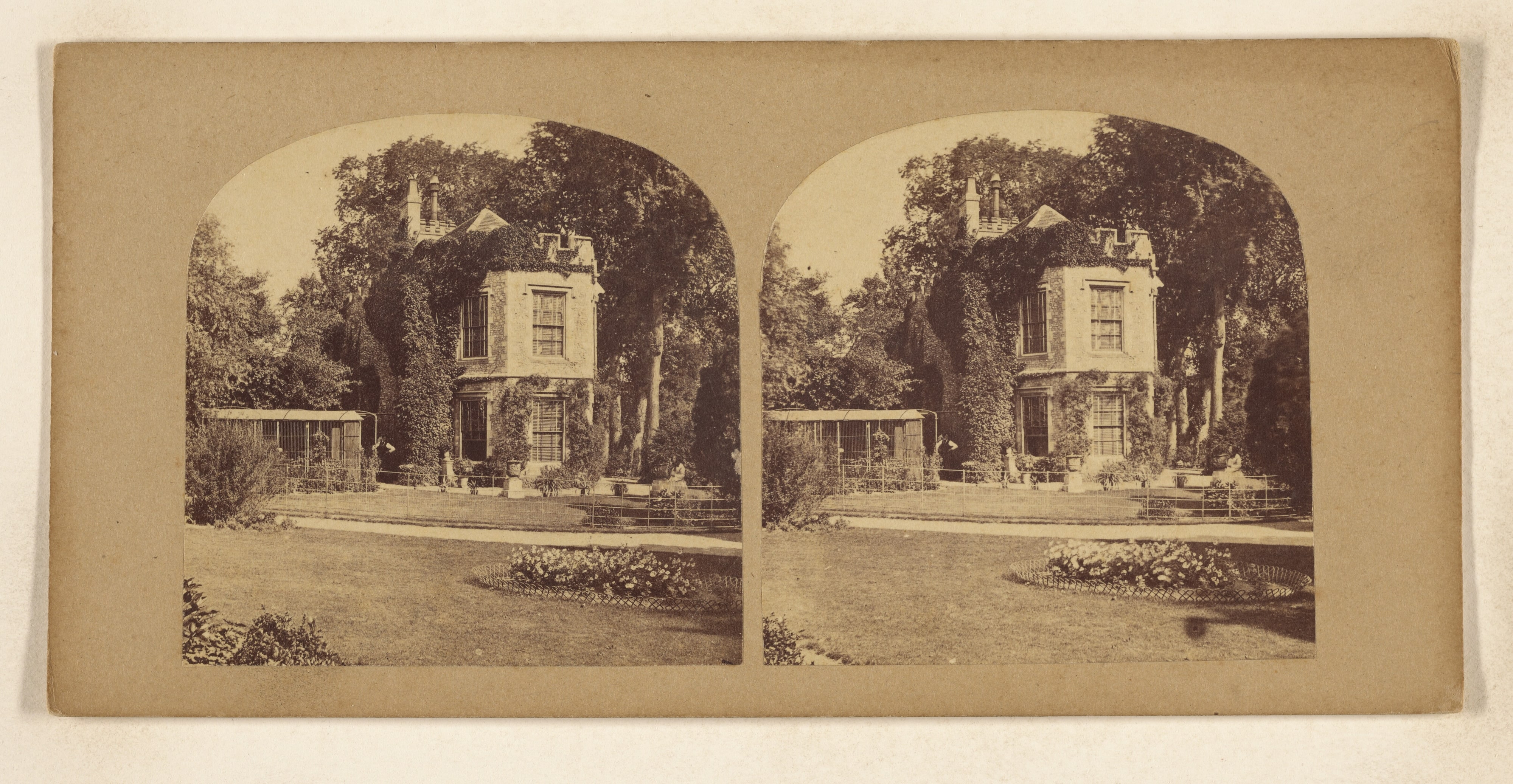 Botanic Garden, Bury St. Edmunds. House of the Superintendent, N.S. Hodson, Esq. A.L.S.