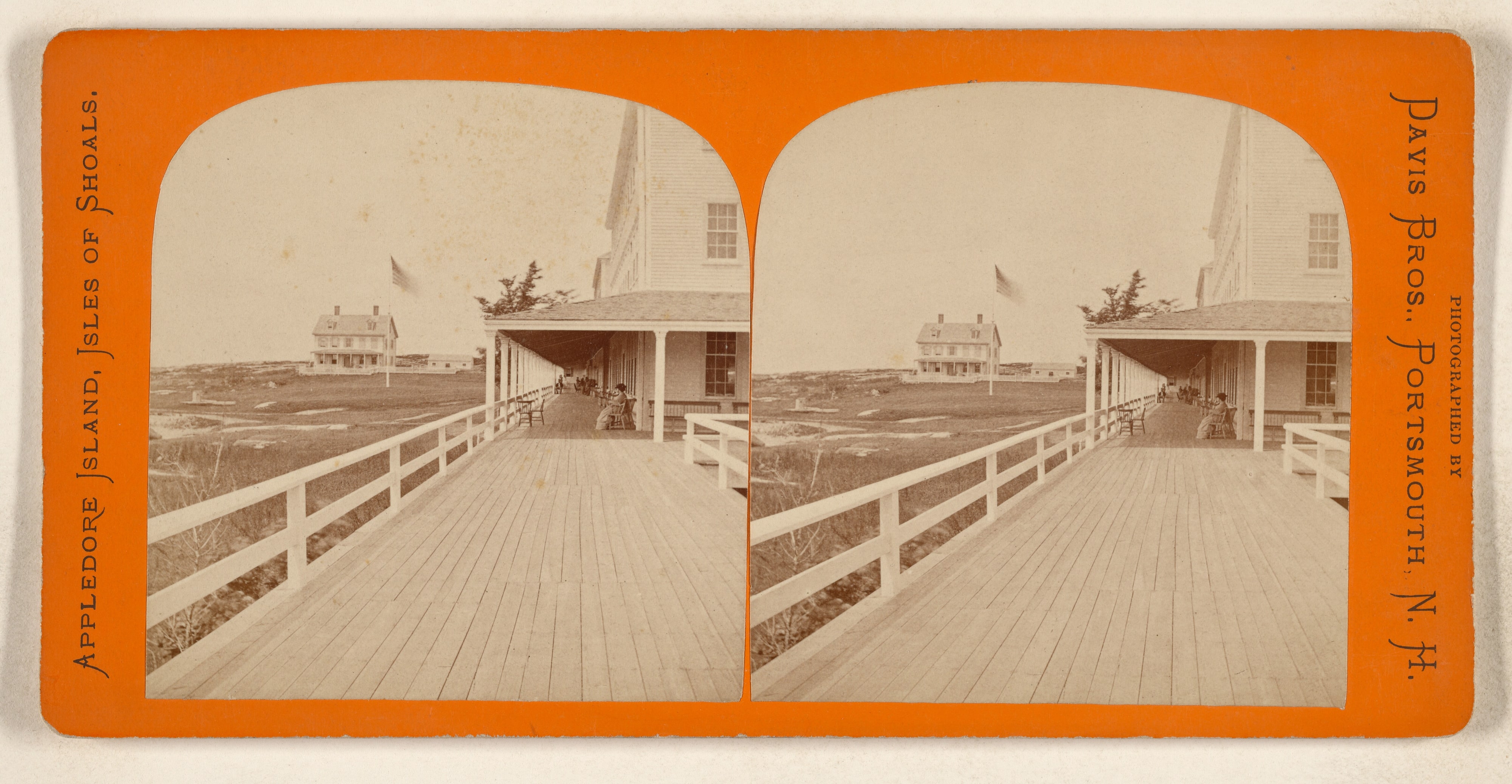 Appledore Island, Isles of Shoals. [Appledore House Piazza]