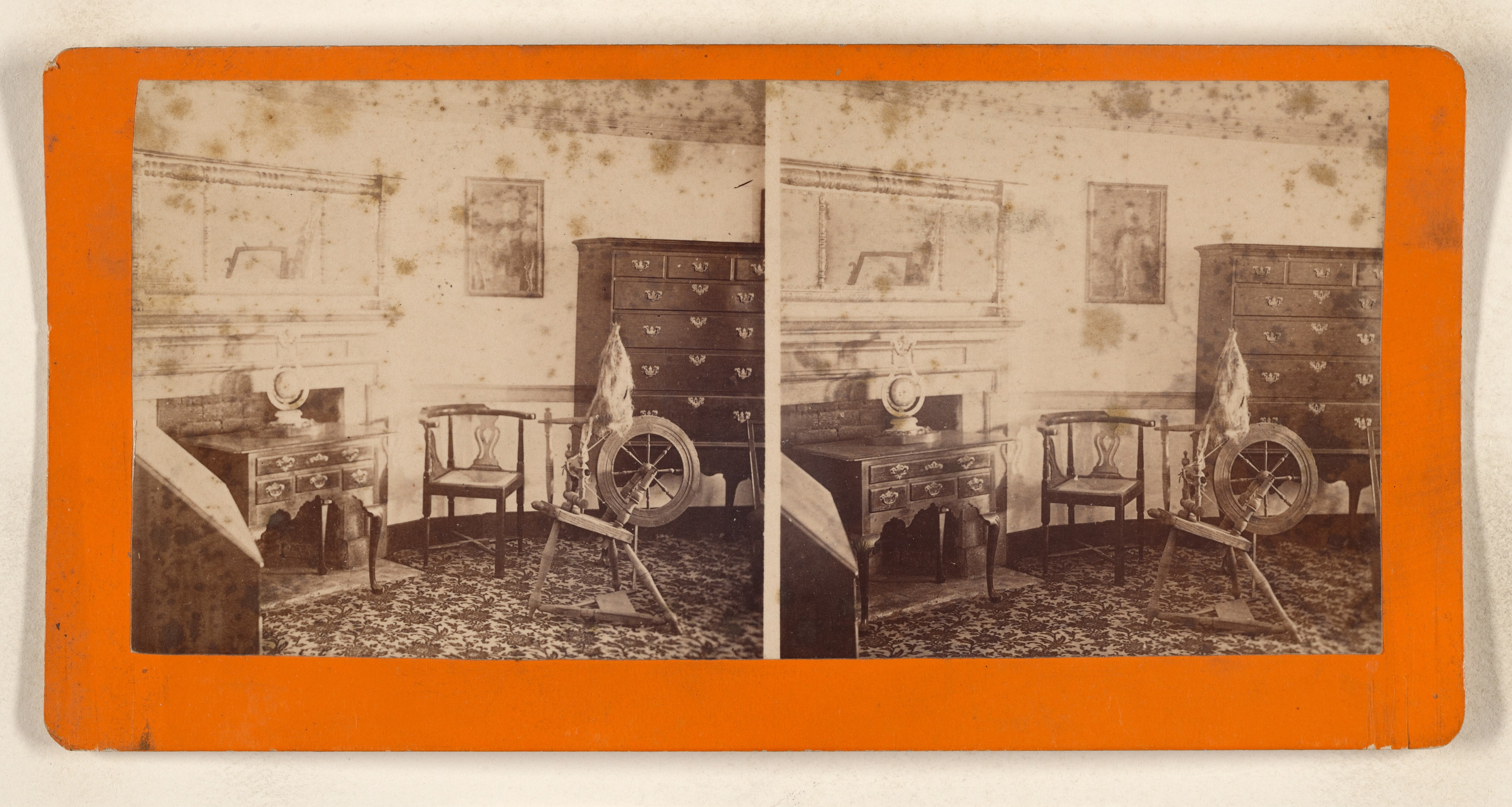 Pennsylvania Room, Mt. Vernon Mansion. A guest chamber in Washington's time, containing furniture used by Washington at...N.J...