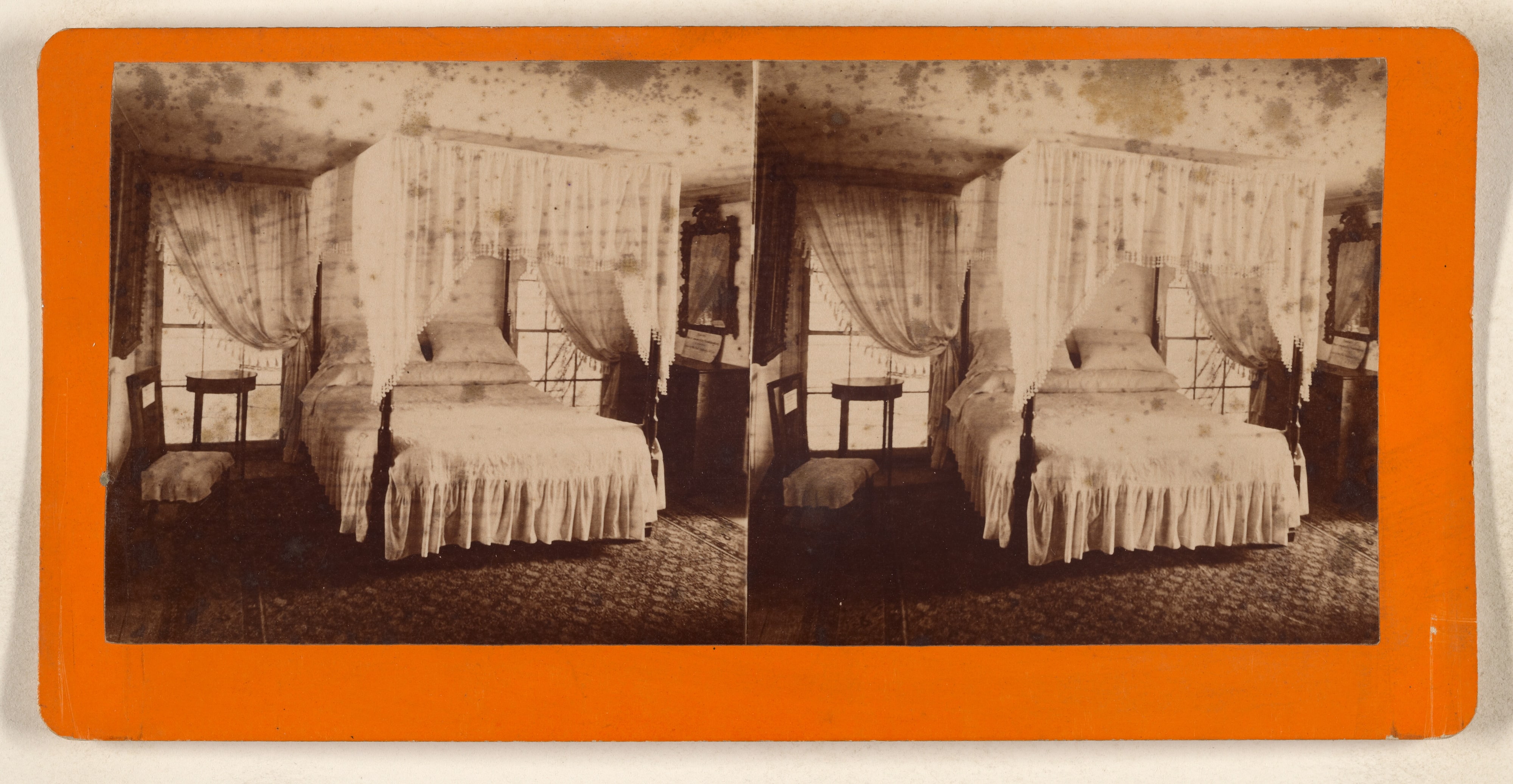 Washington's Room and Bed on Which He Died.
