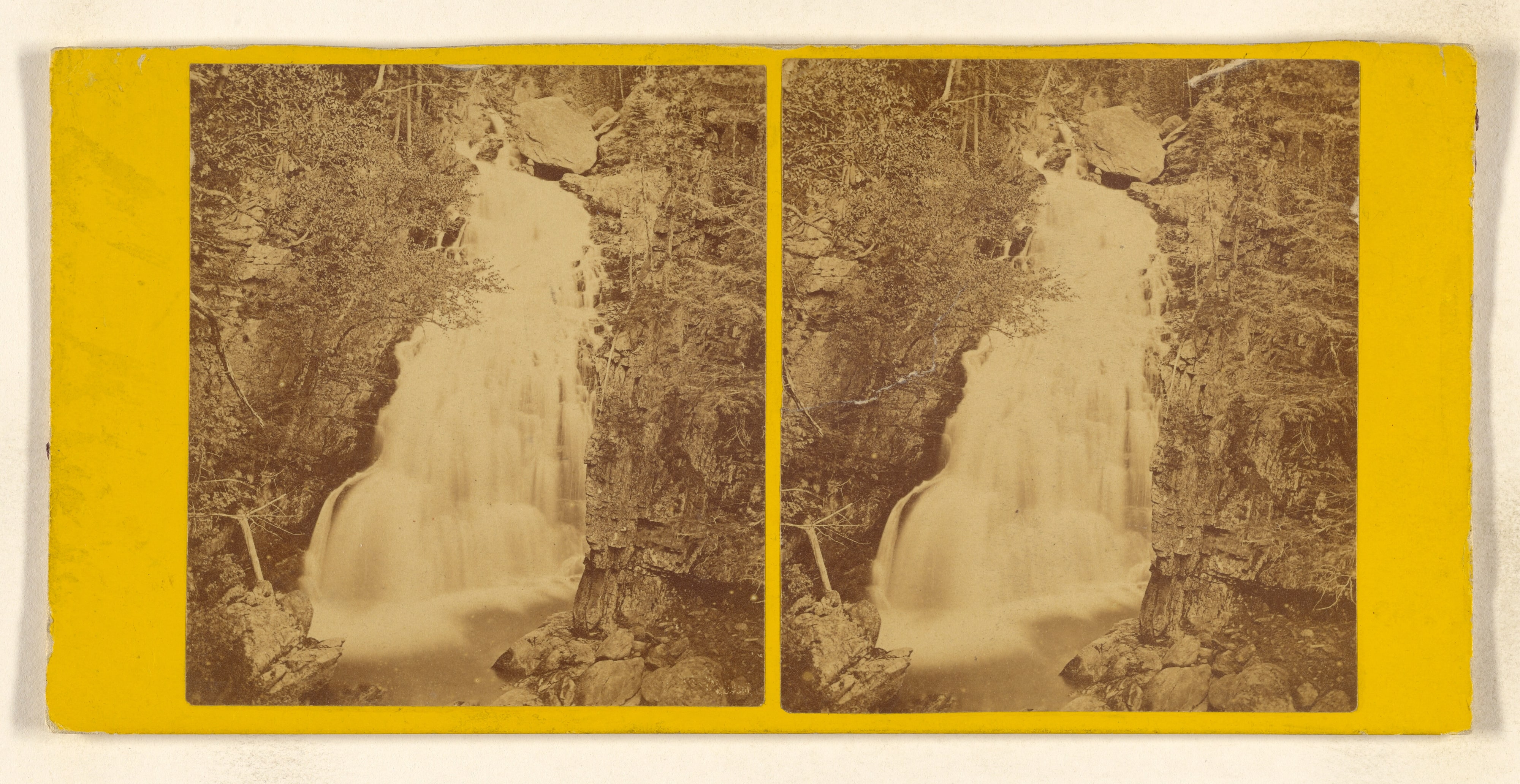 Crystal Cascade, Glen Side. [White Mountain]