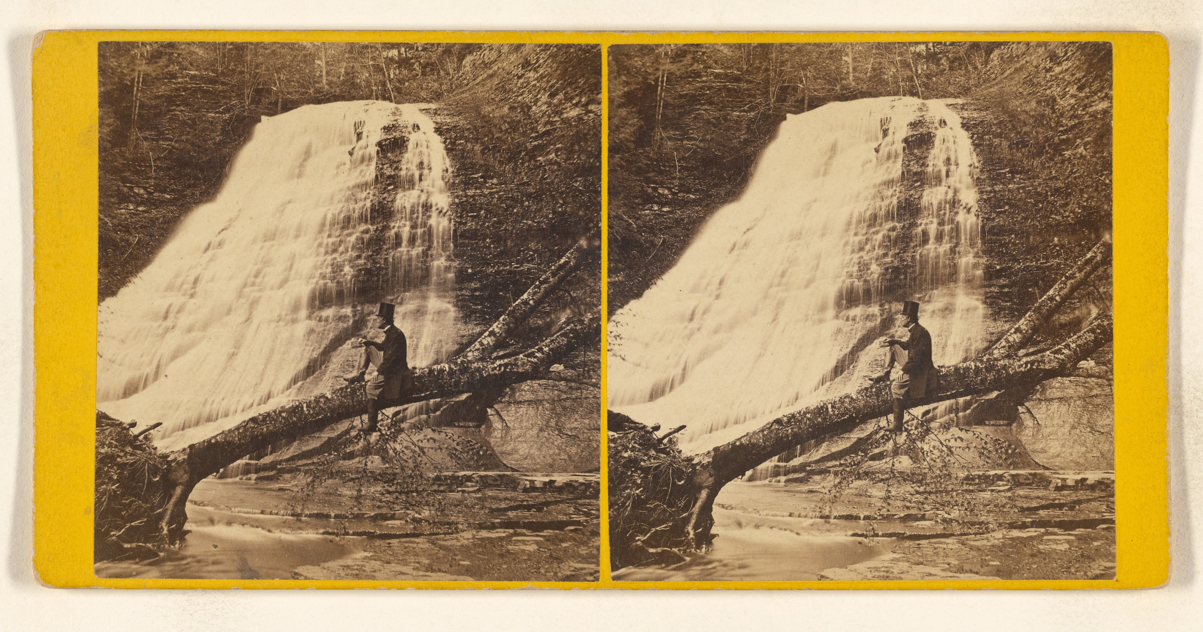 First Fall on Lick Brook, Ithaca. [New York]