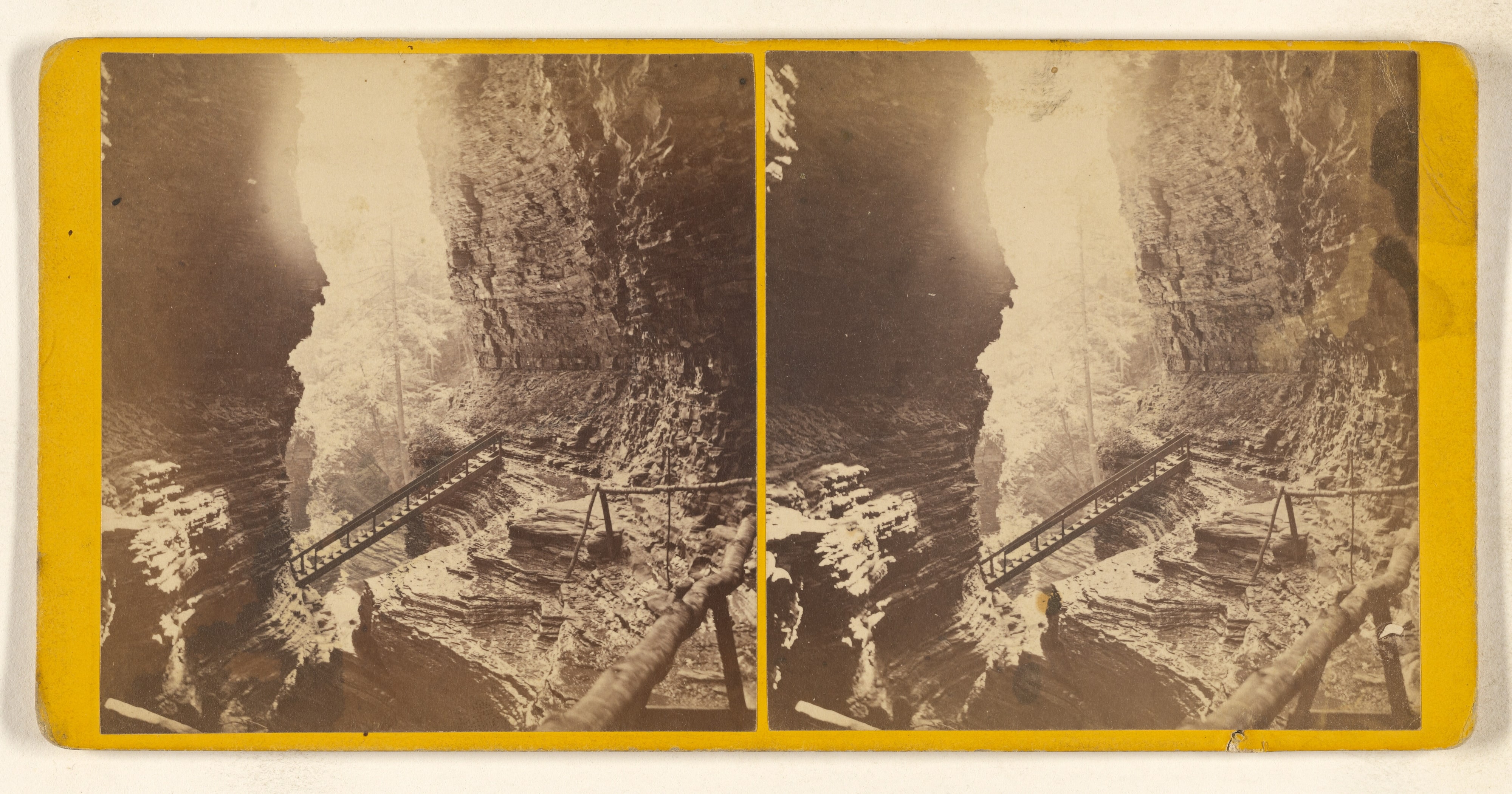 Whirlwind Gorge. [Freer's Glen, Watkins, Schuyler Co. Section First - Glen Alpha, New York]