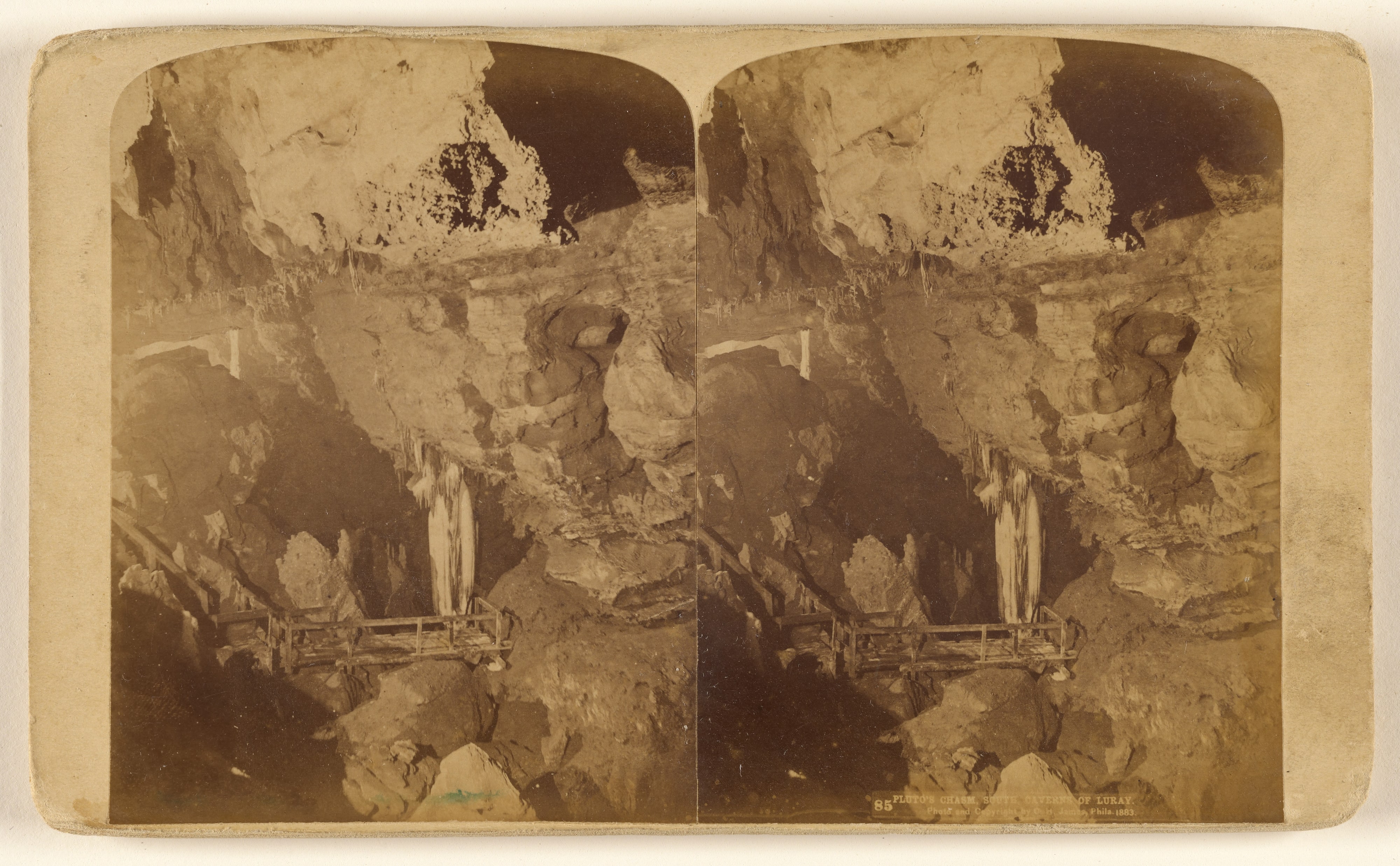 Pluto's Chasm, South, Caverns of Luray [Virginia]