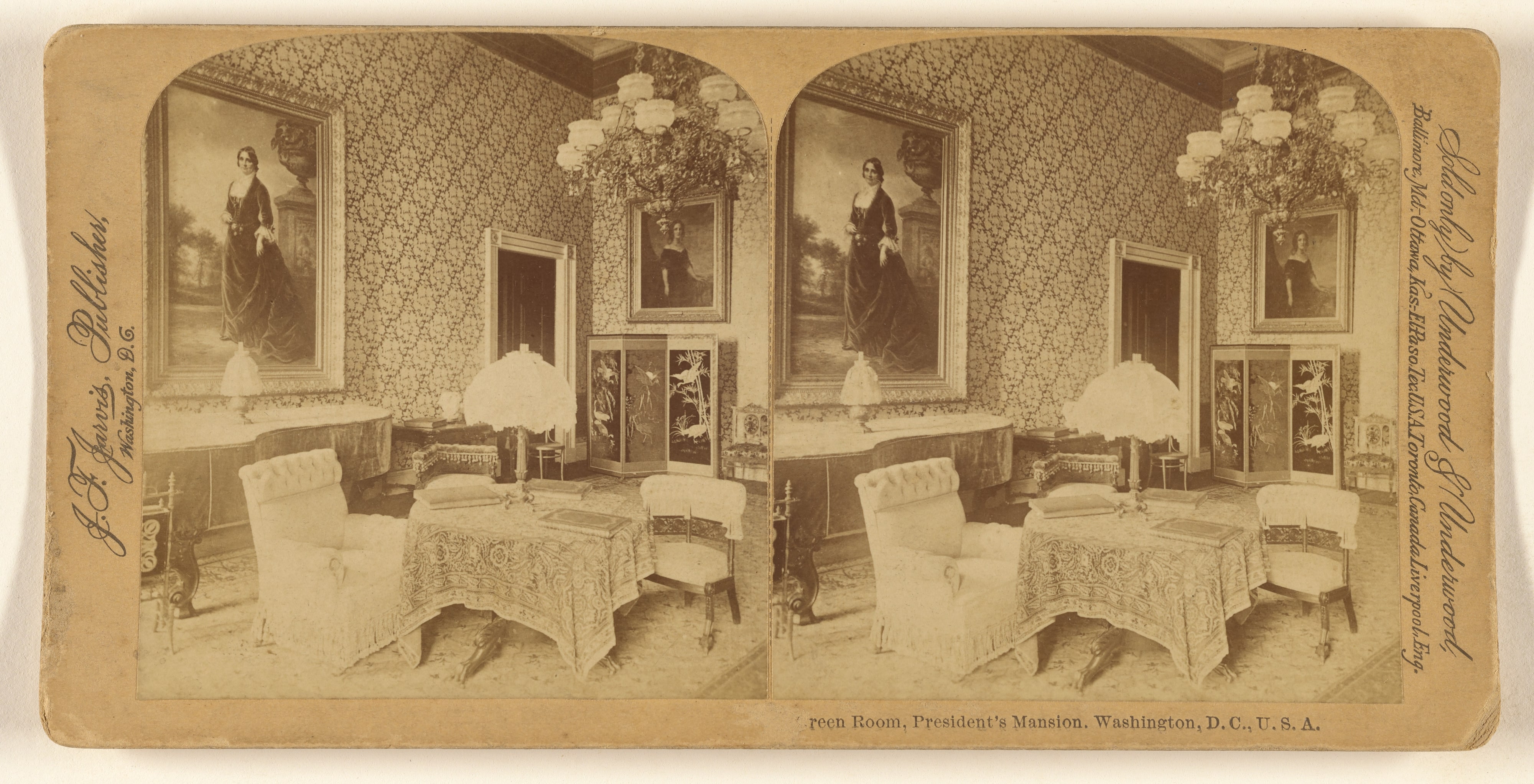 Green Room, President's Mansion, Washington, D.C., U.S.A.