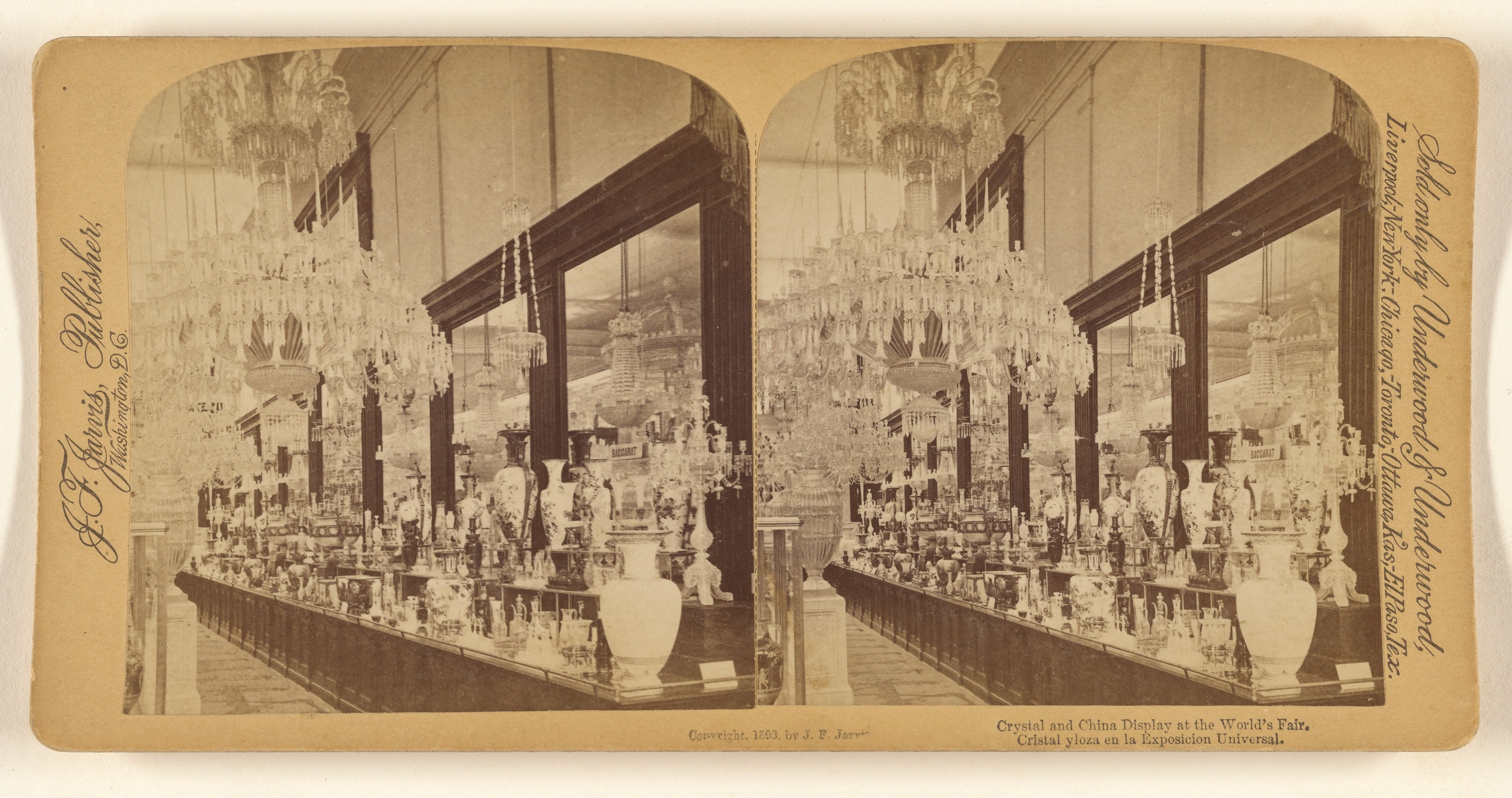 Crystal and China Display at the World's Fair.