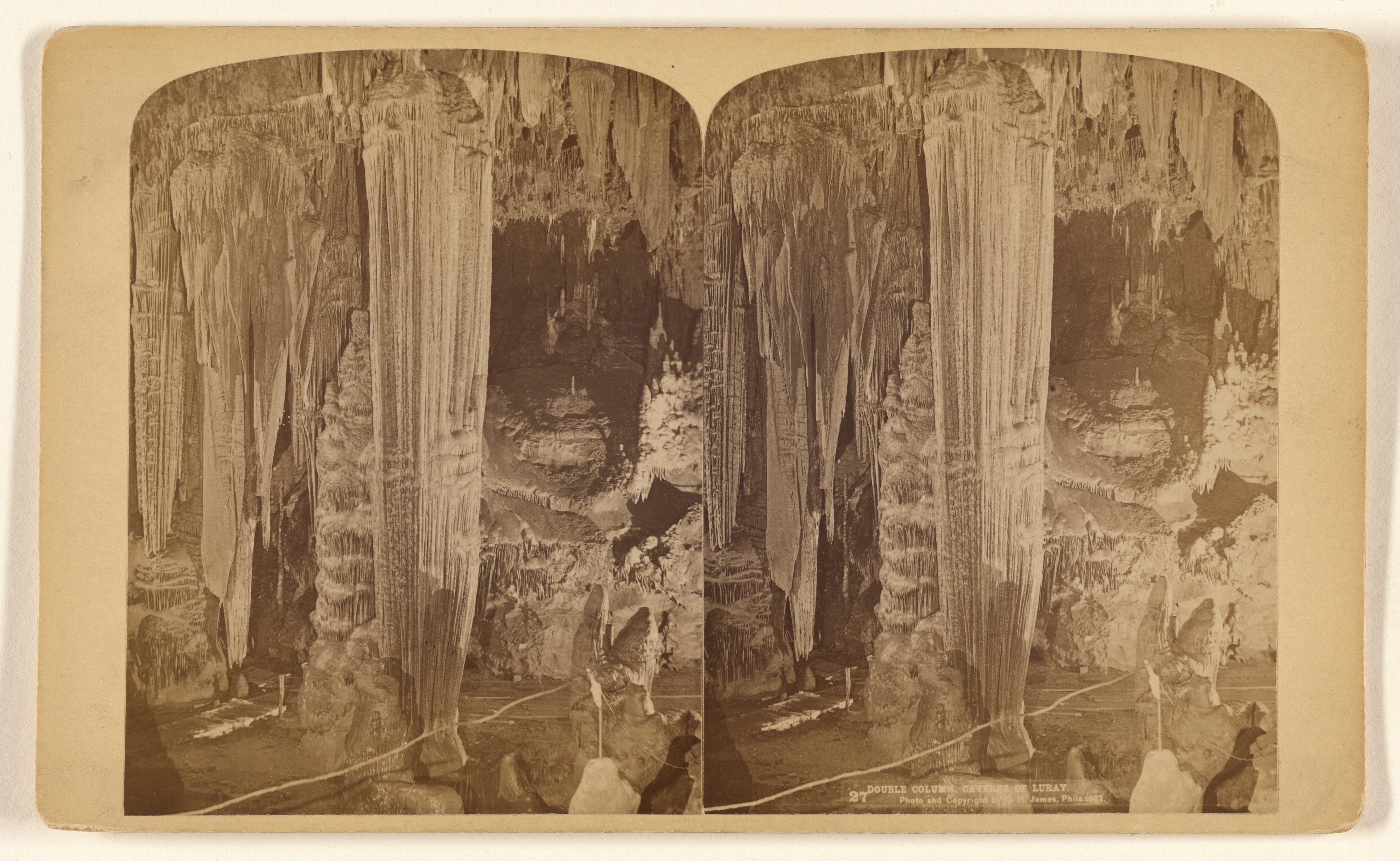 Double Column, Caverns of Luray [Virginia]