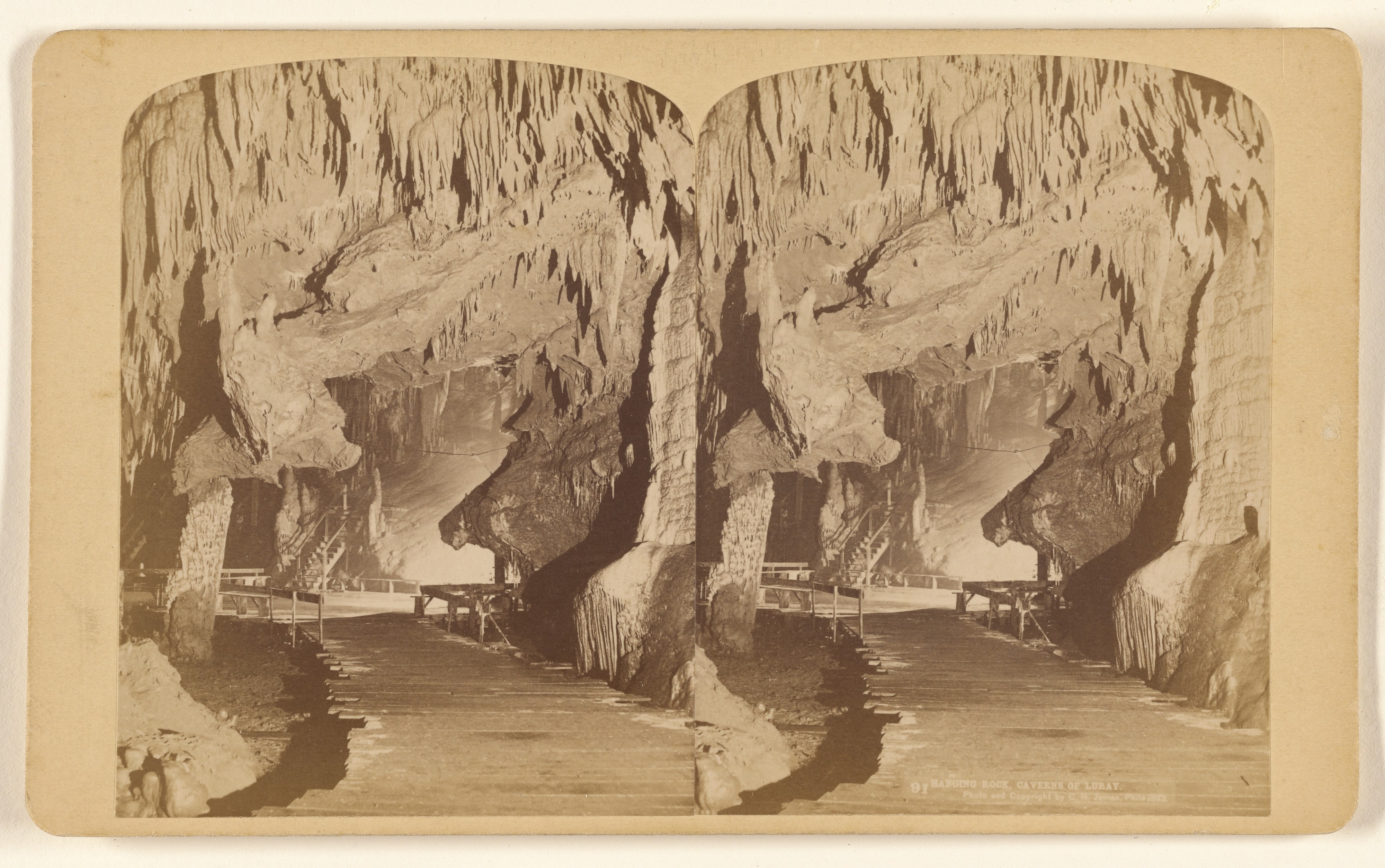 Hanging Rock, Caverns of Luray [Virginia]