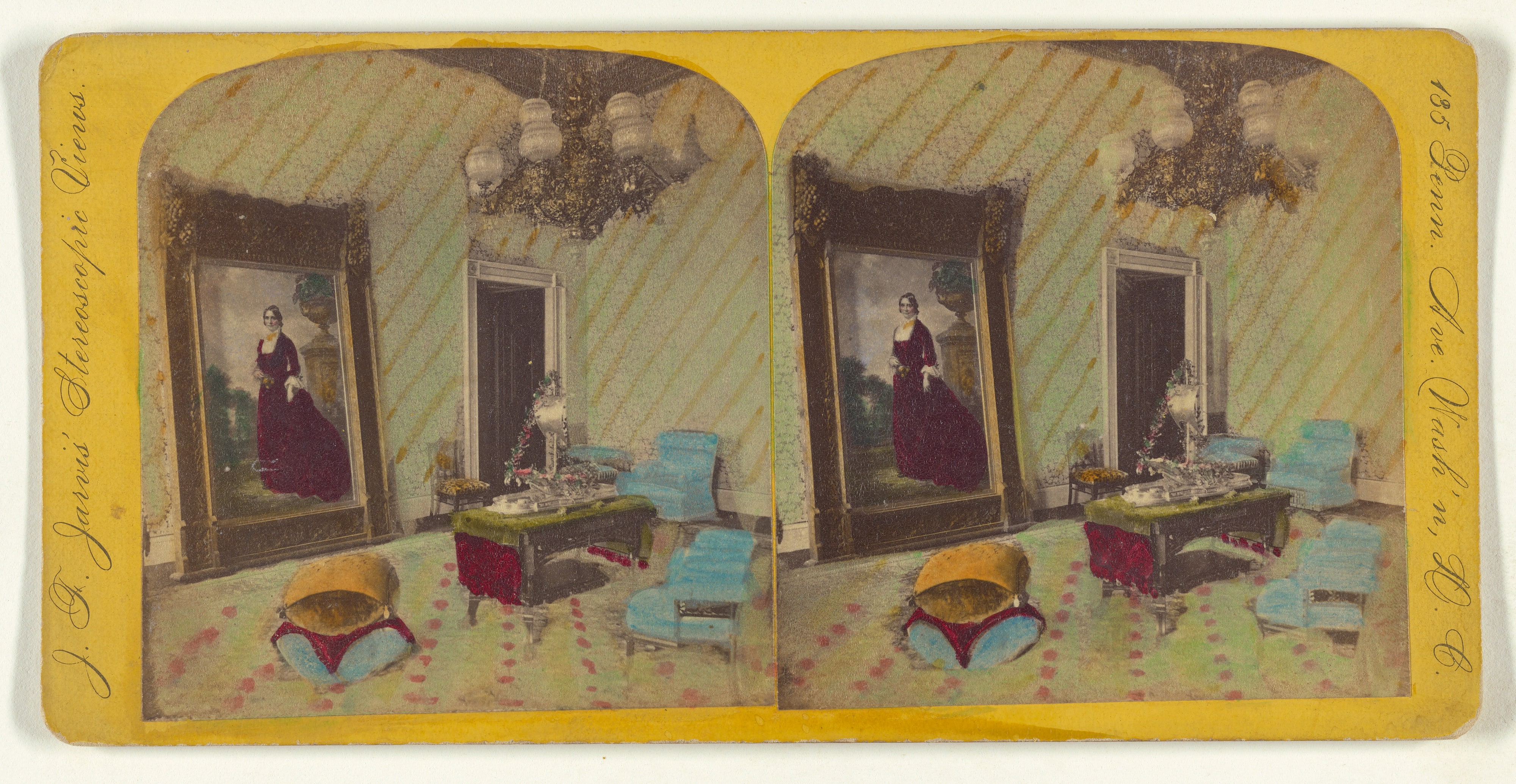 Green room in the President's House.