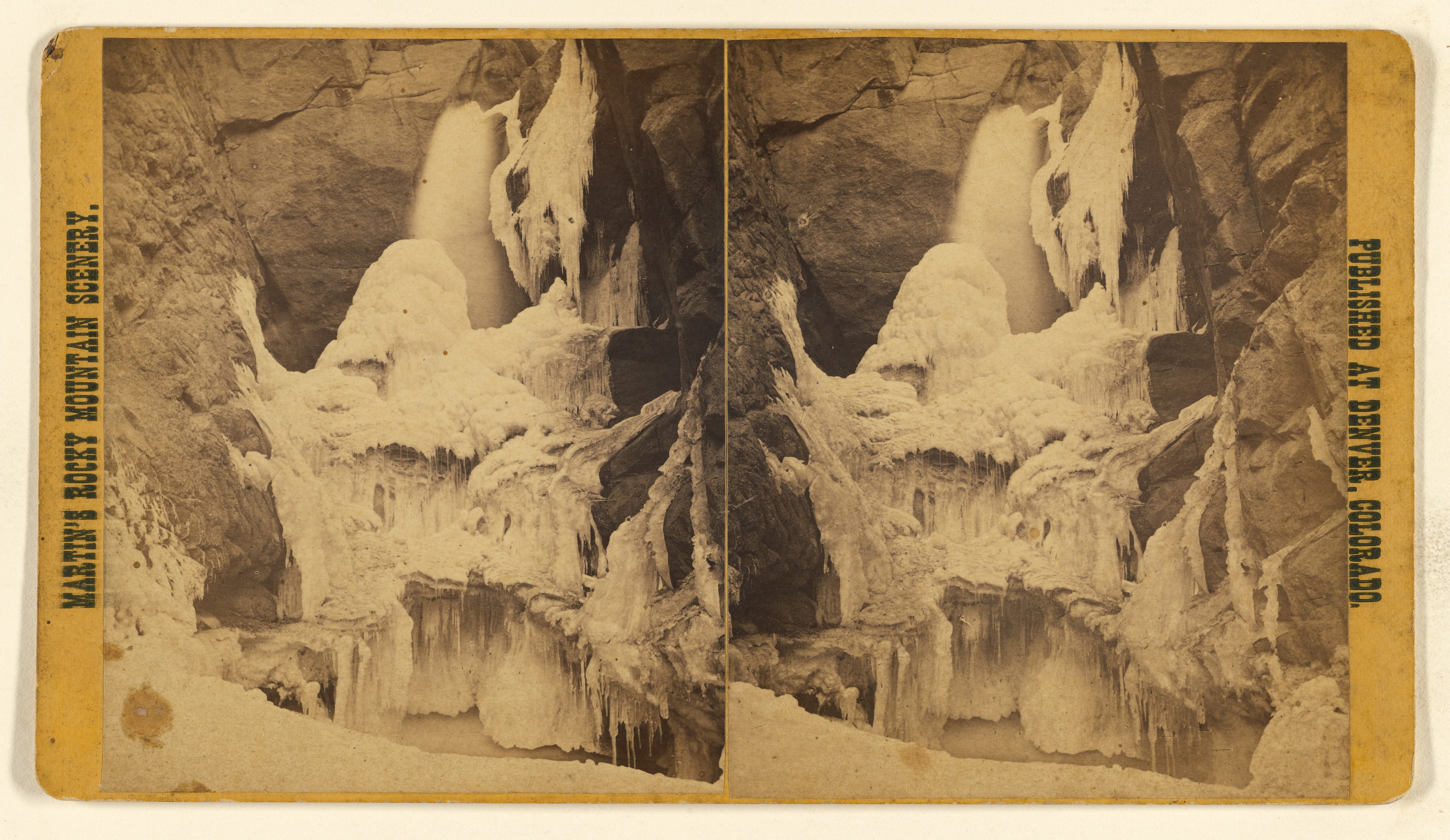 [Rainbow Falls, Ute Pass, Winter Scene]
