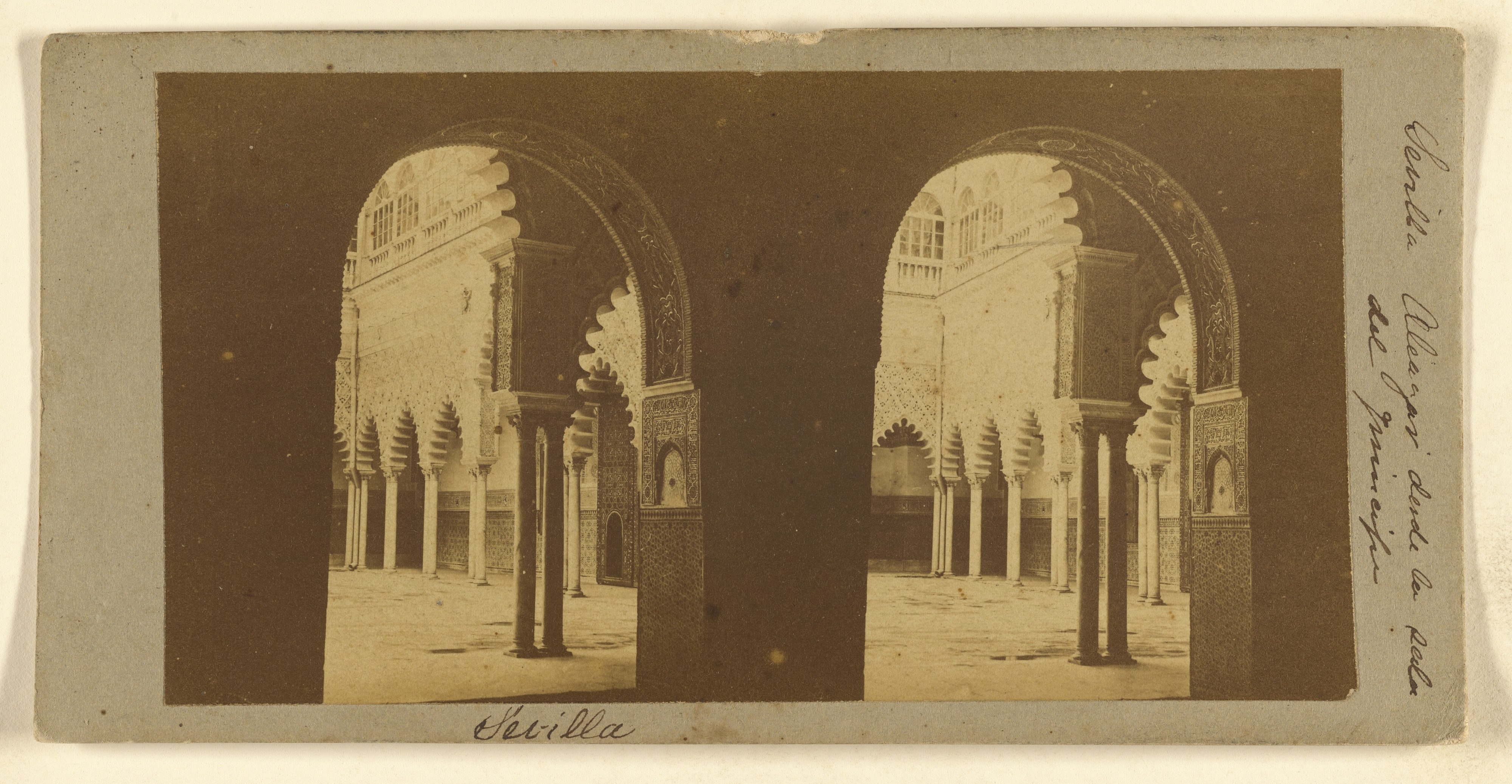 [Sevilla, Alcazar desde la sala del principe]