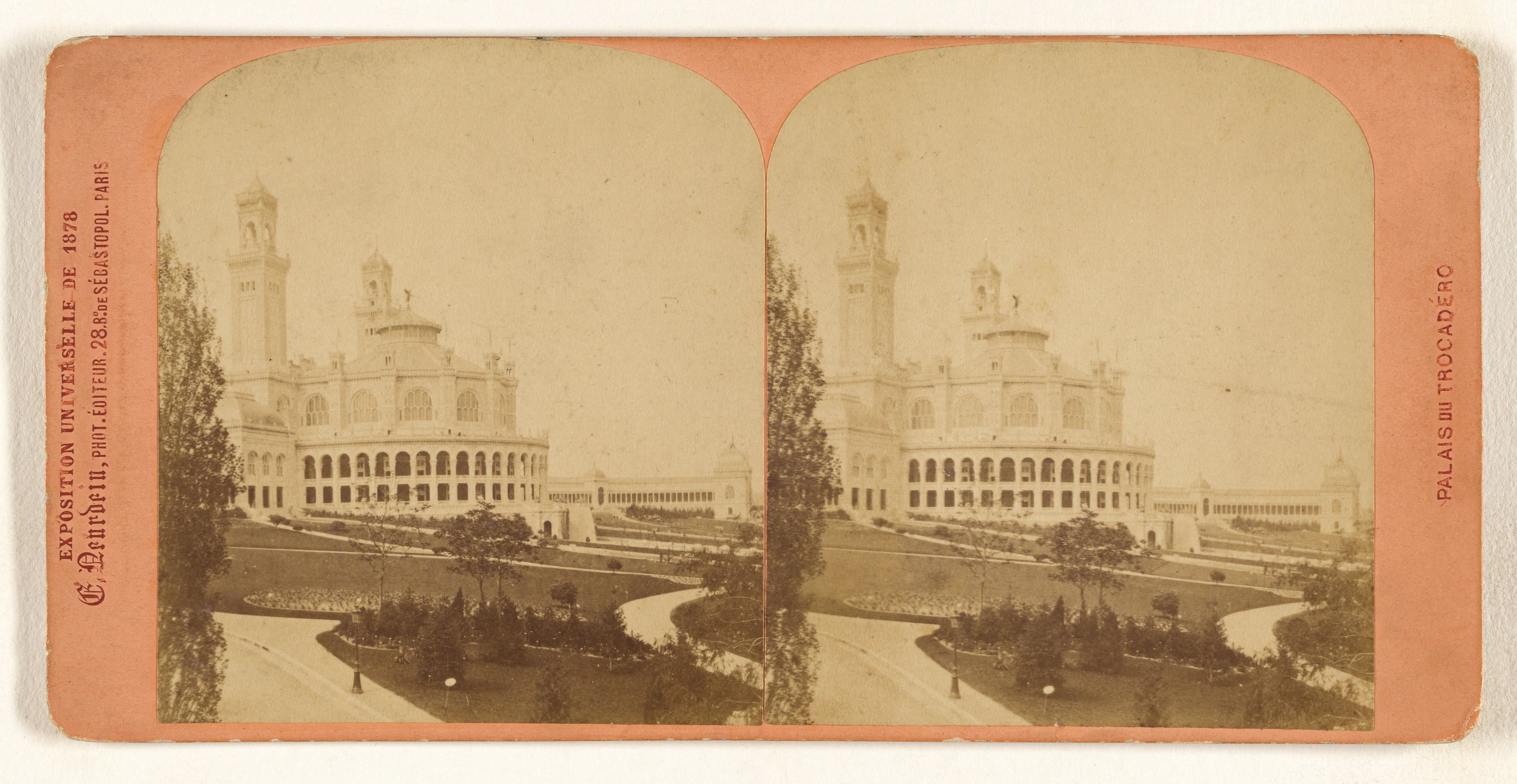 Exposition Universelle de 1878. Palais du Trocadero. [Paris, France]