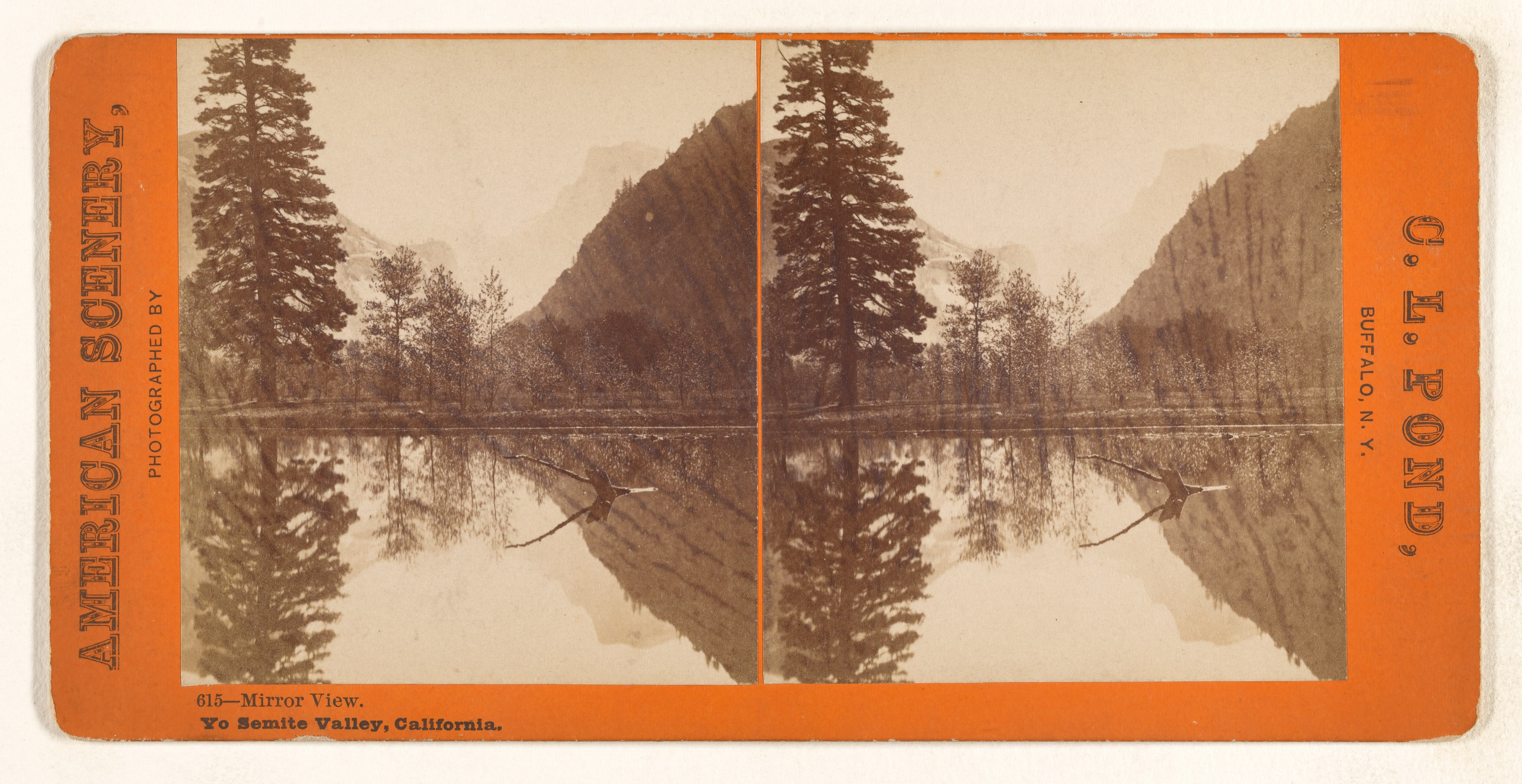 Mirror View. Yo Semite Valley, California.