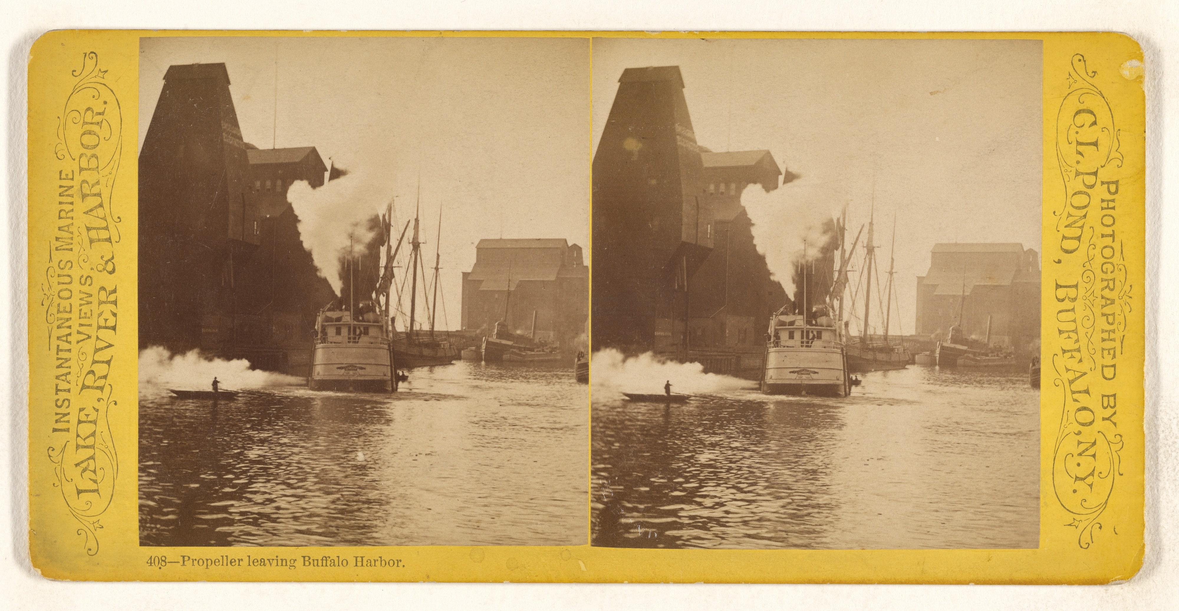 Propeller leaving Buffalo Harbor.