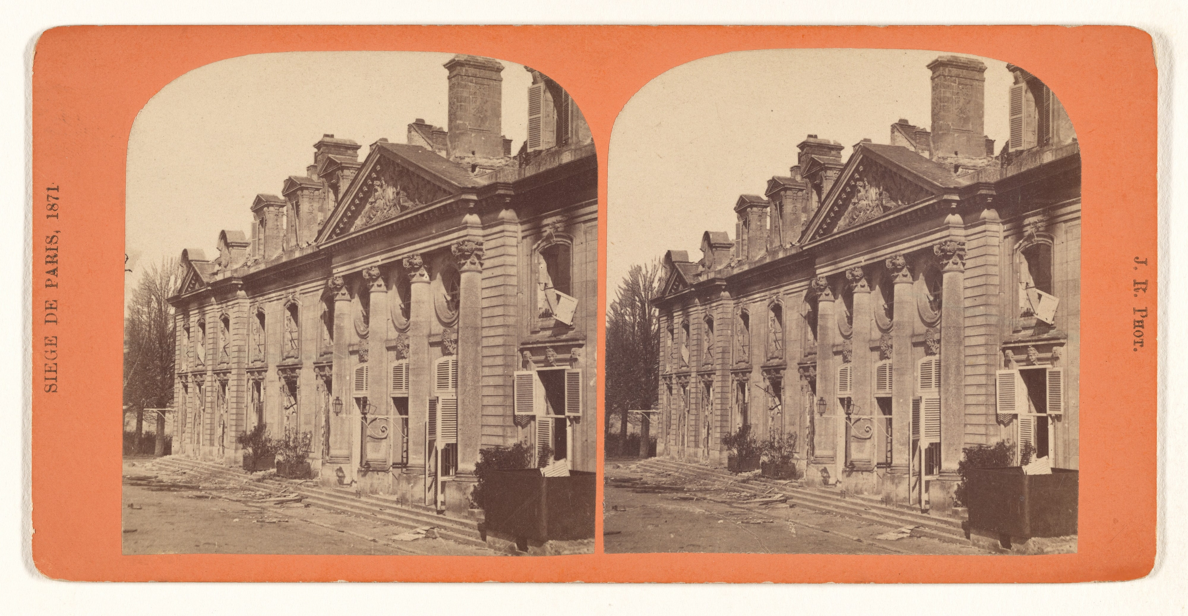 Siege de Paris, 1871. [Chateau de St. Cloud]