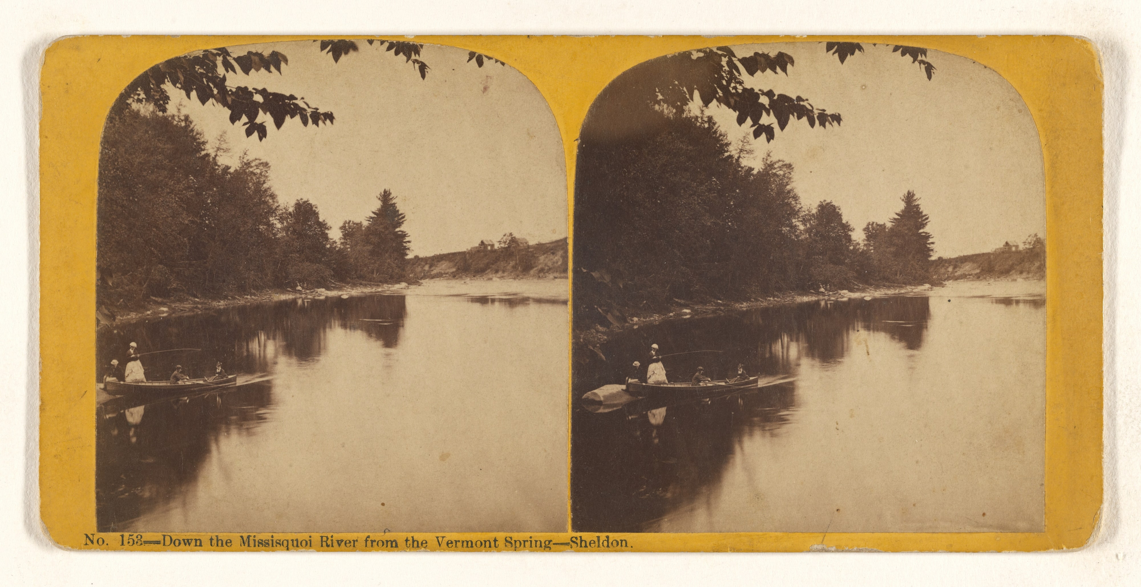 Down the Missisquoi River from the Vermont Spring - Sheldon. [Vermont]