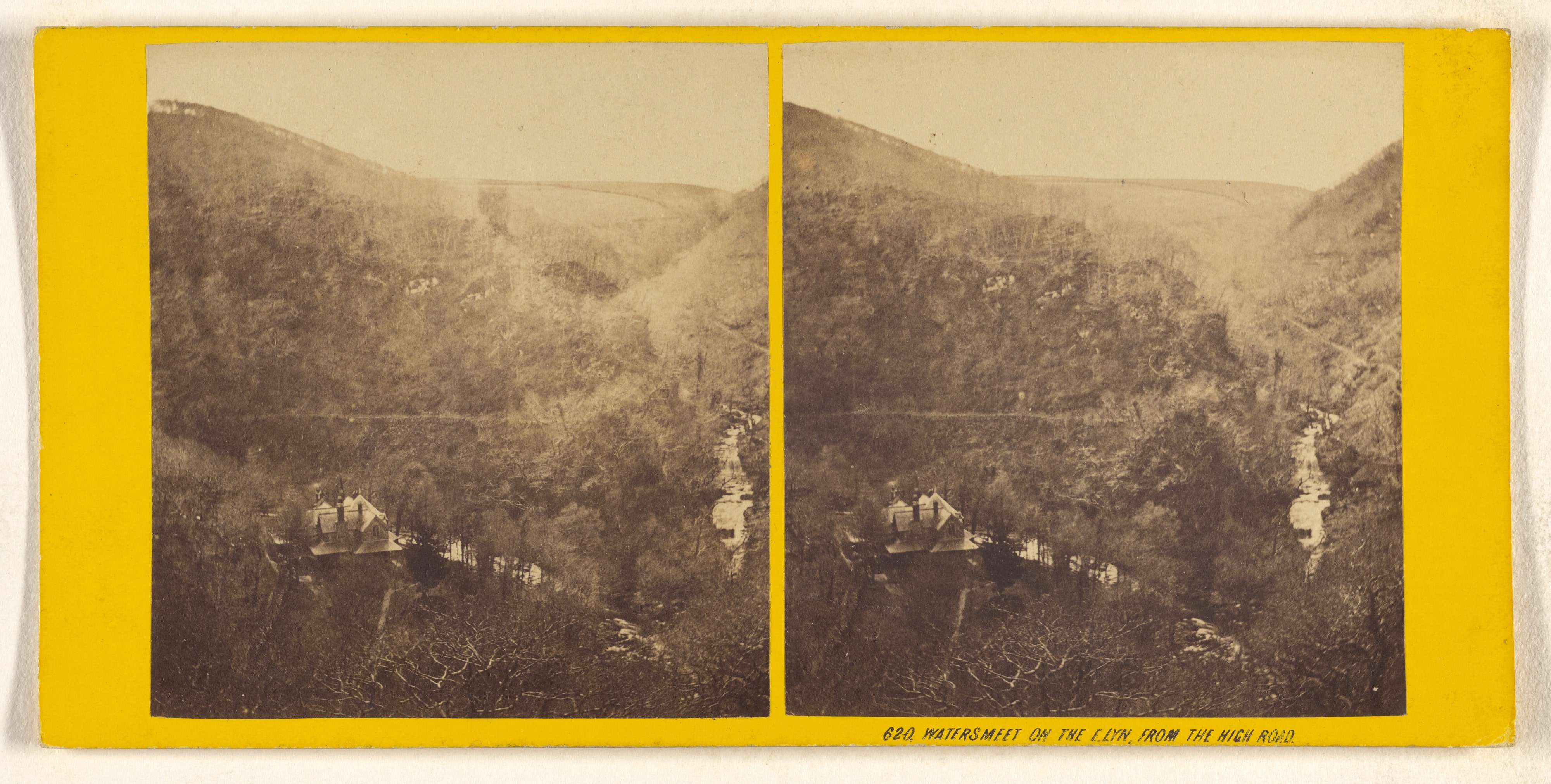 Watersmeet on the E. Lyn, From the High Road.