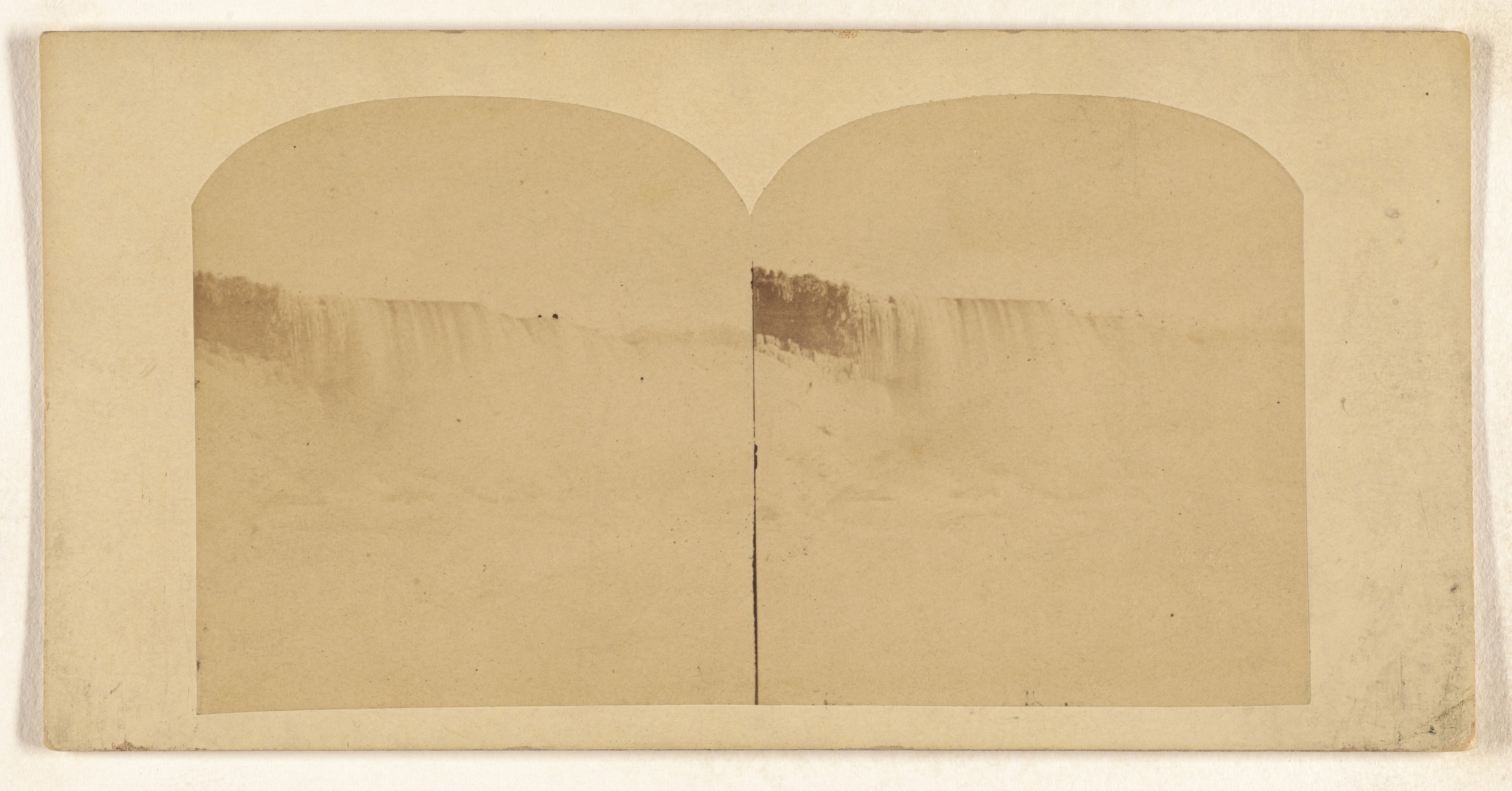 Niagara - Part of American Fall, from the Ice Bridge.