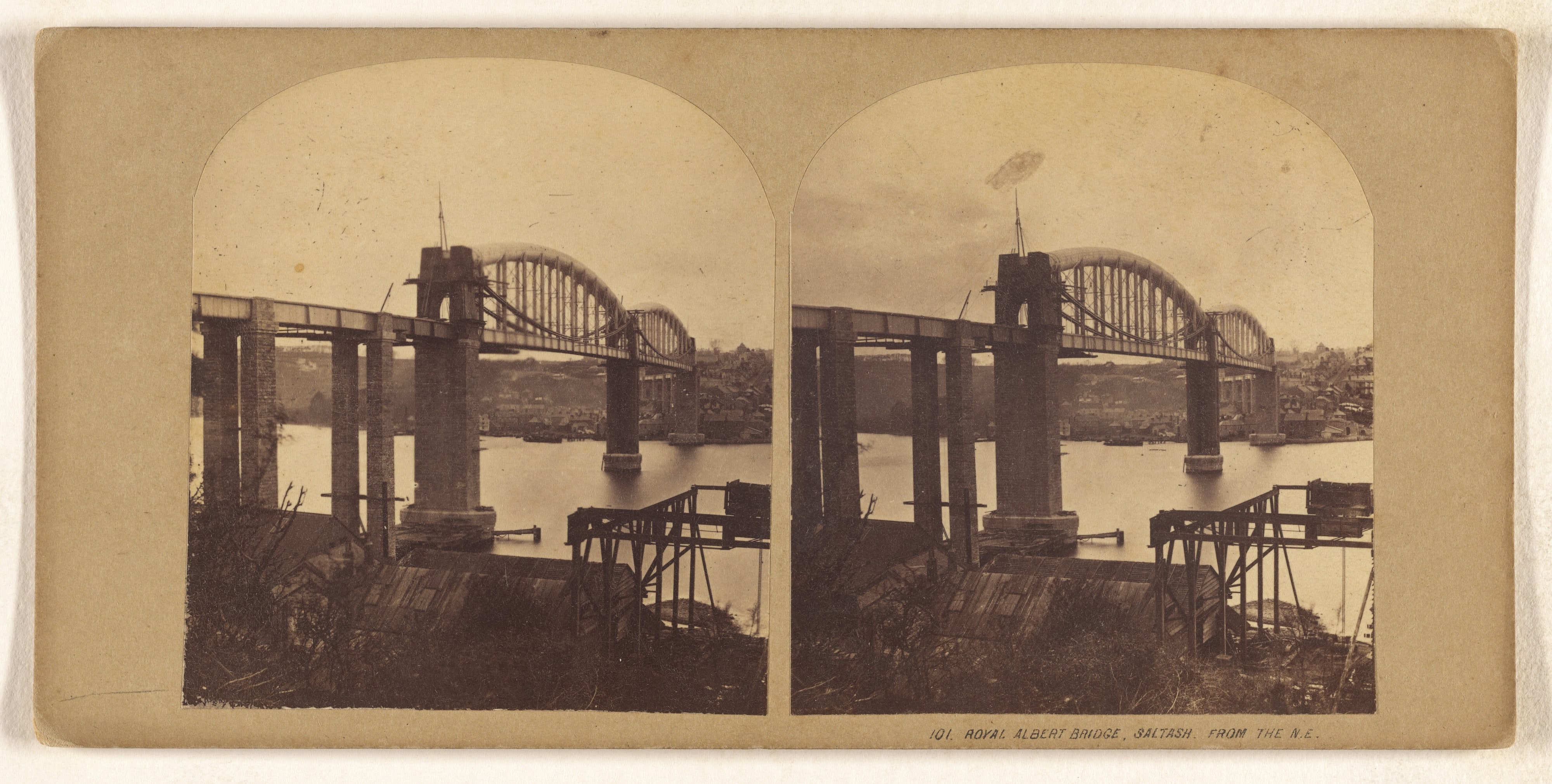 Royal Albert Bridge, Saltash From the N.E.