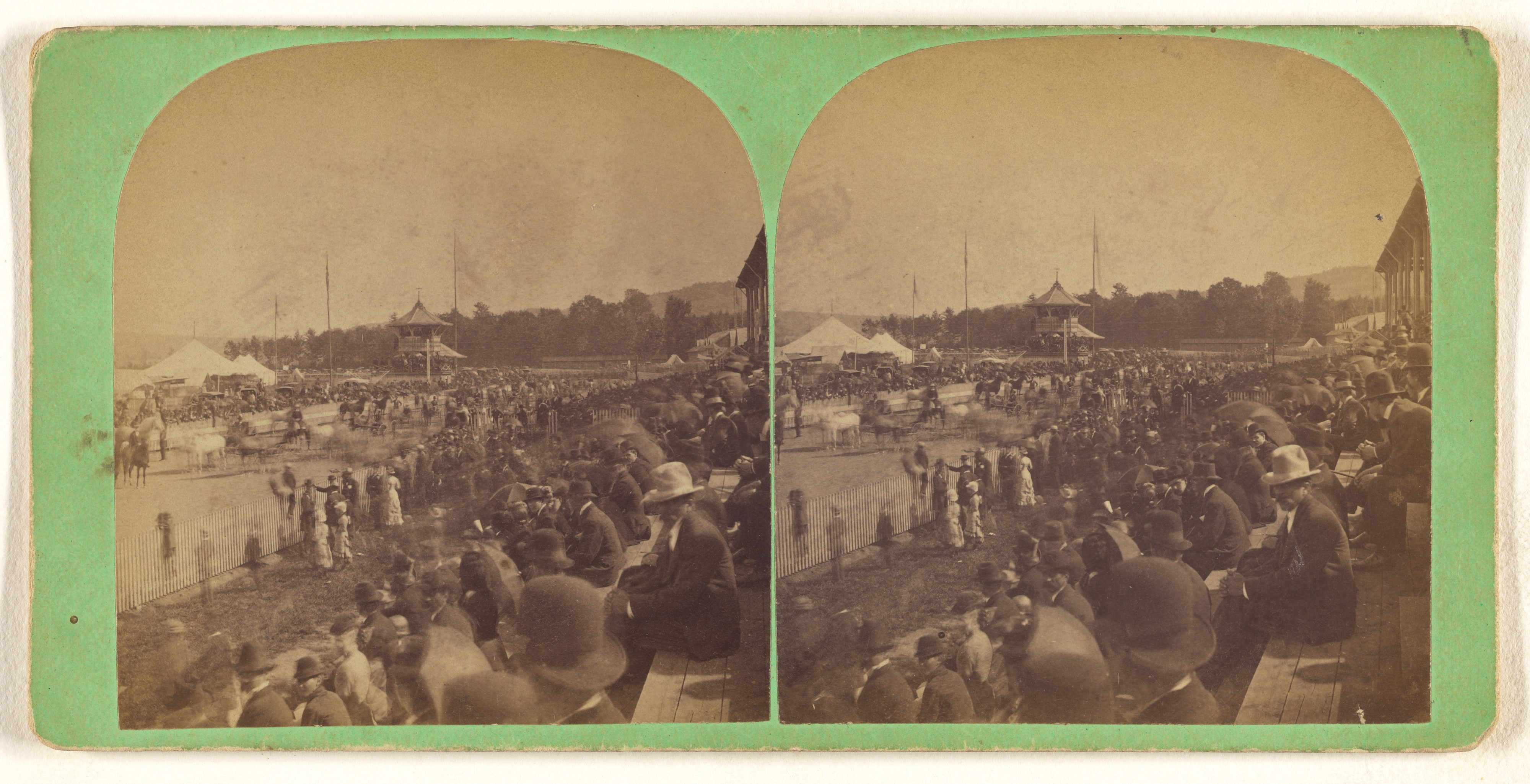 [Exhibition of horses, Little Falls, New York]